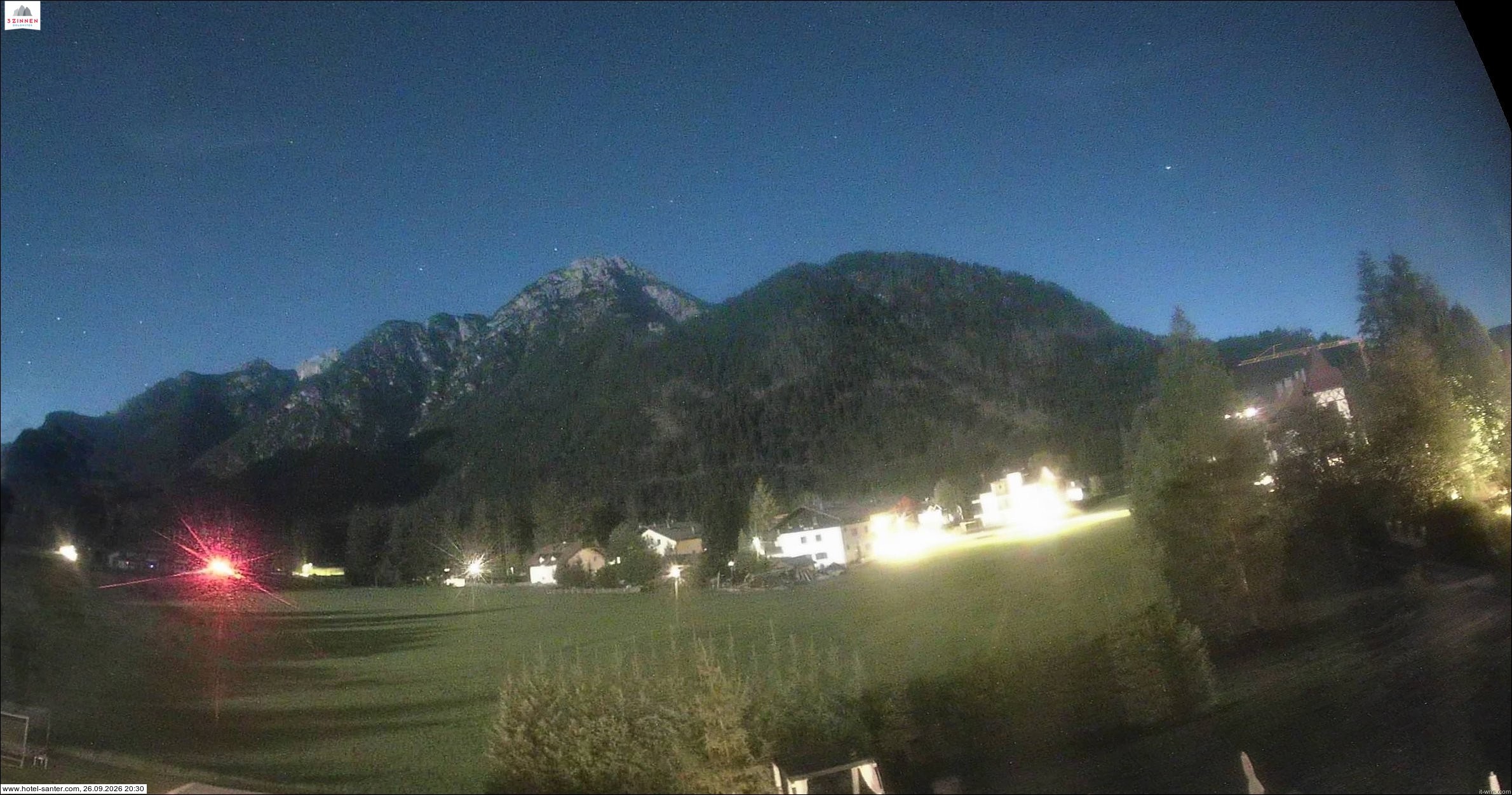 Archived image Webcam Hotel Santer in Toblach