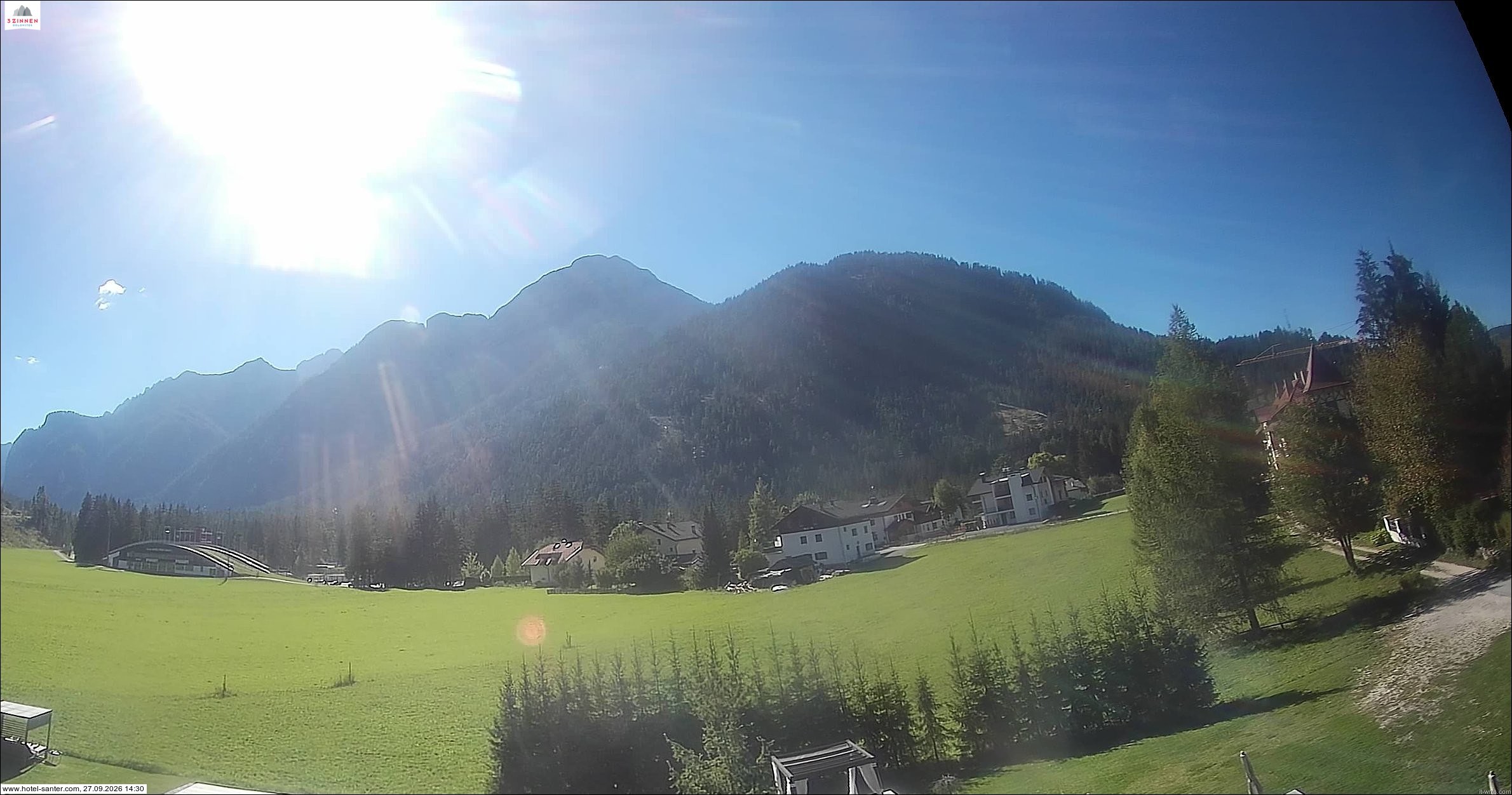 Archiv Foto Webcam Hotel Santer in Toblach