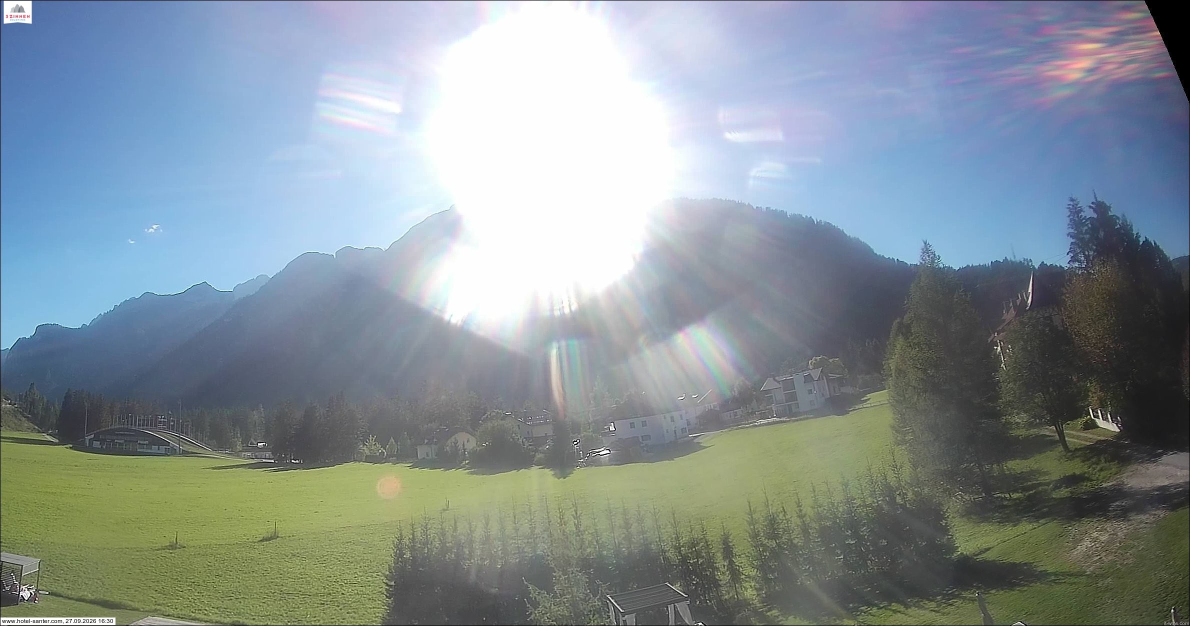 Archiv Foto Webcam Hotel Santer in Toblach
