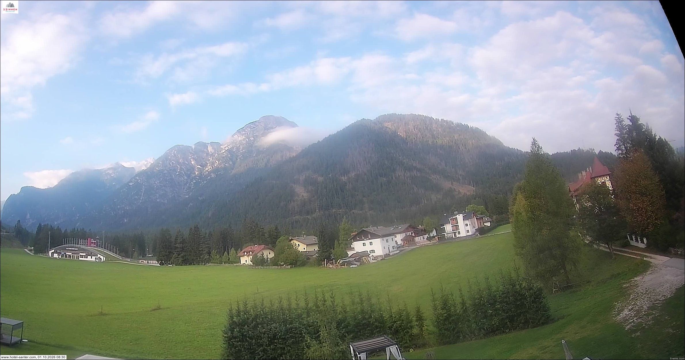 Archiv Foto Webcam Hotel Santer in Toblach