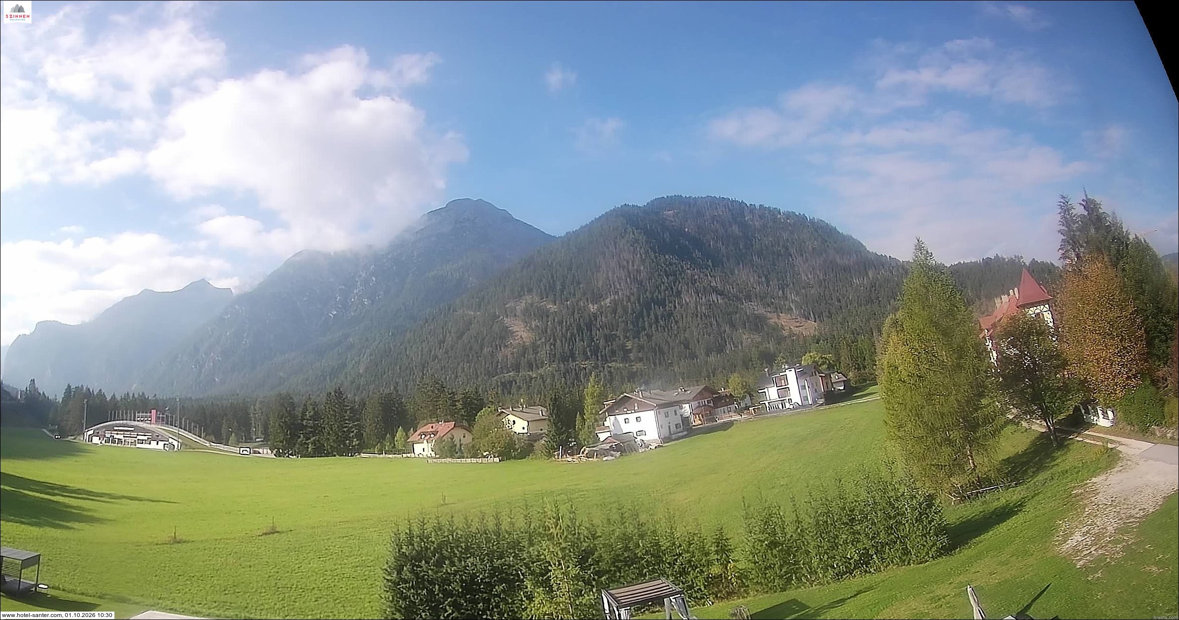 Archiv Foto Webcam Hotel Santer in Toblach
