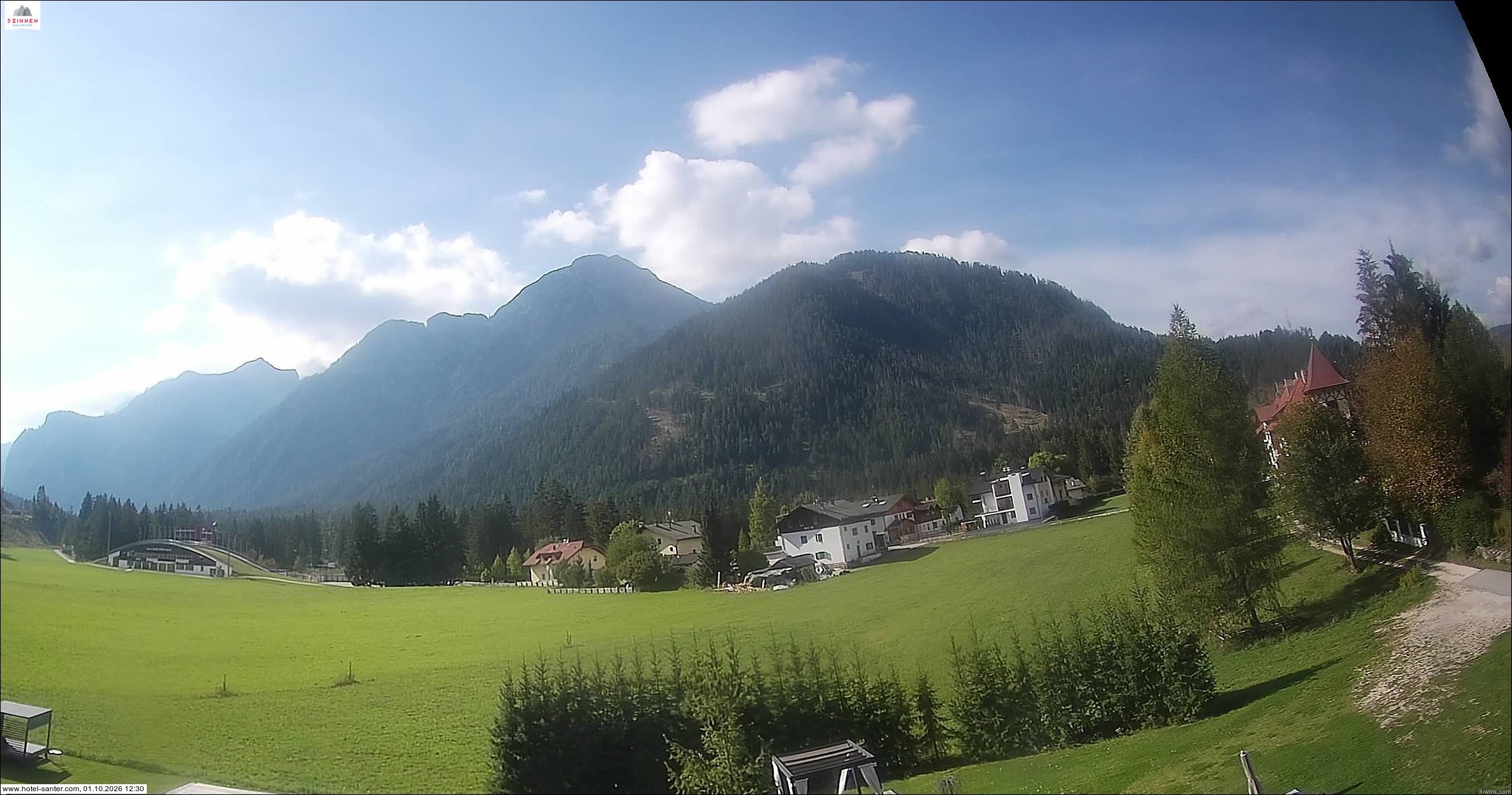 Archiv Foto Webcam Hotel Santer in Toblach