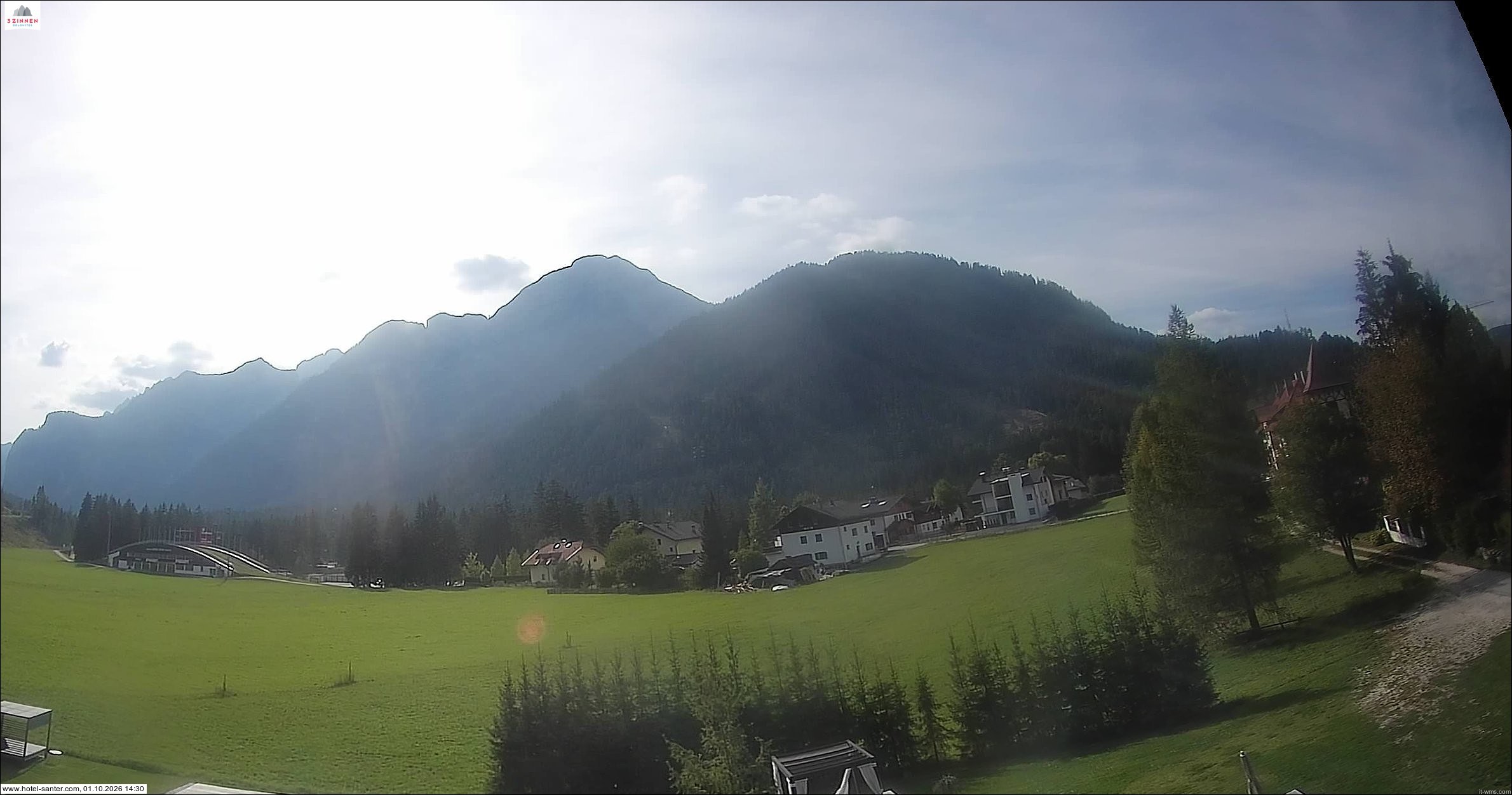 Archiv Foto Webcam Hotel Santer in Toblach