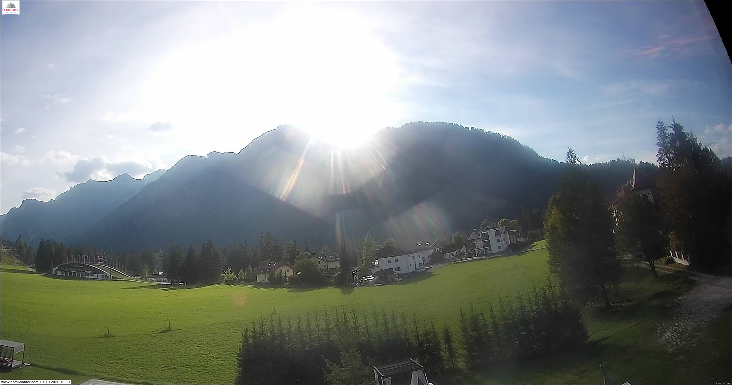 Archiv Foto Webcam Hotel Santer in Toblach