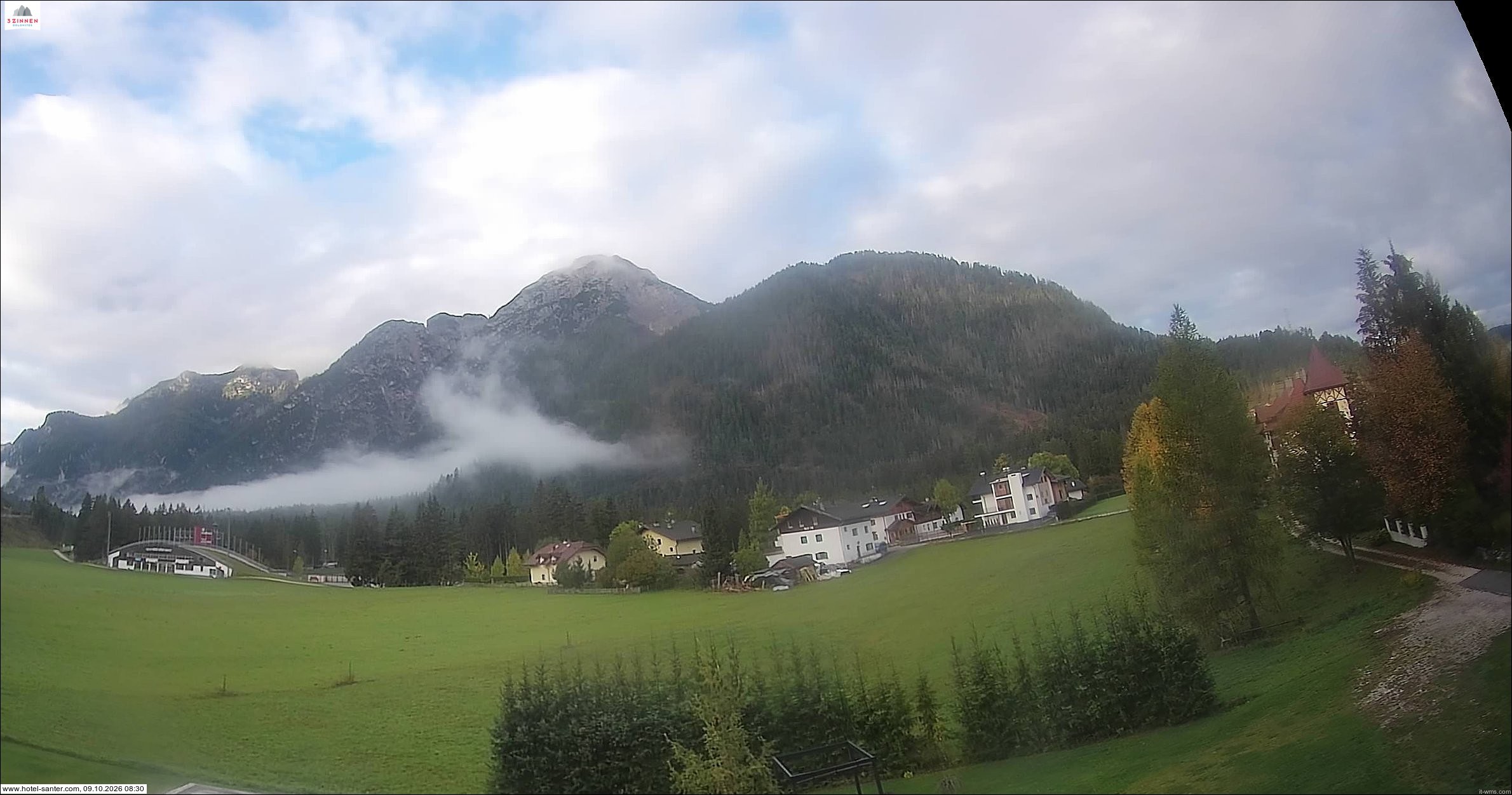 Archived image Webcam Hotel Santer in Toblach