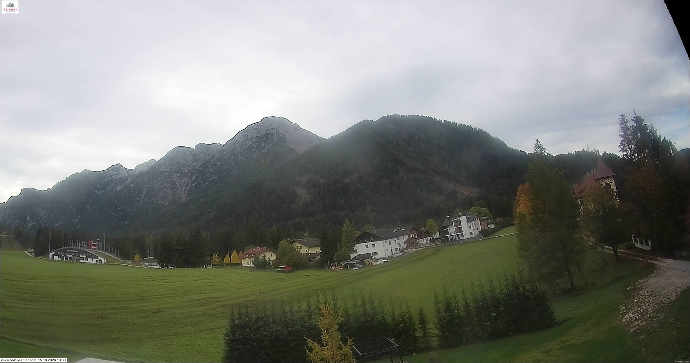 Archived image Webcam Hotel Santer in Toblach