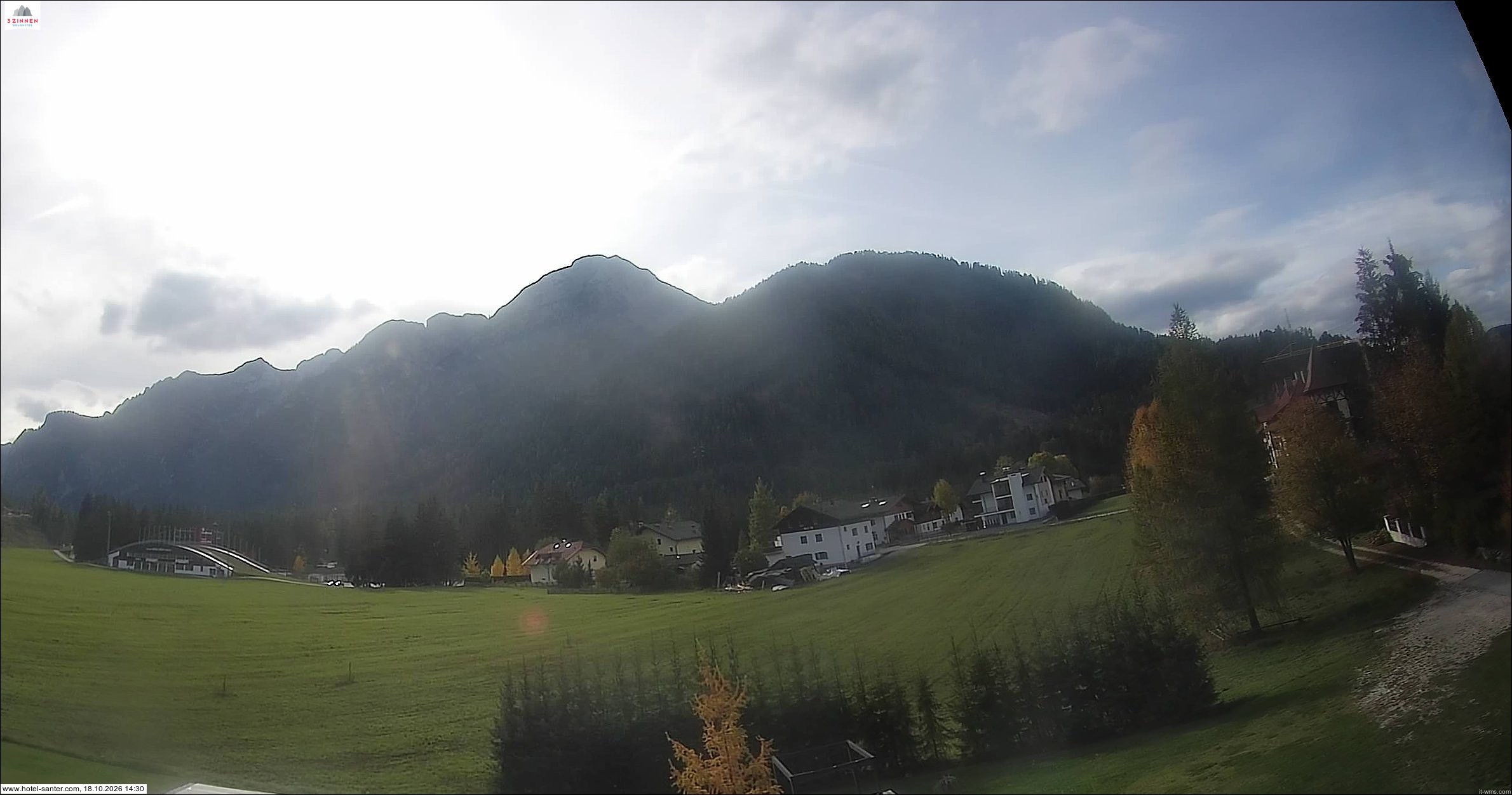 Archived image Webcam Hotel Santer in Toblach