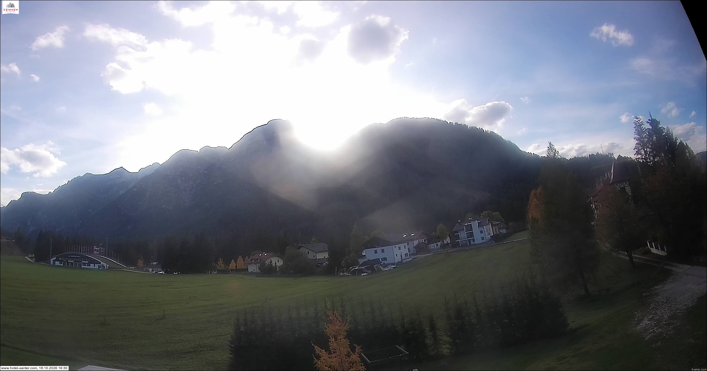 Archived image Webcam Hotel Santer in Toblach