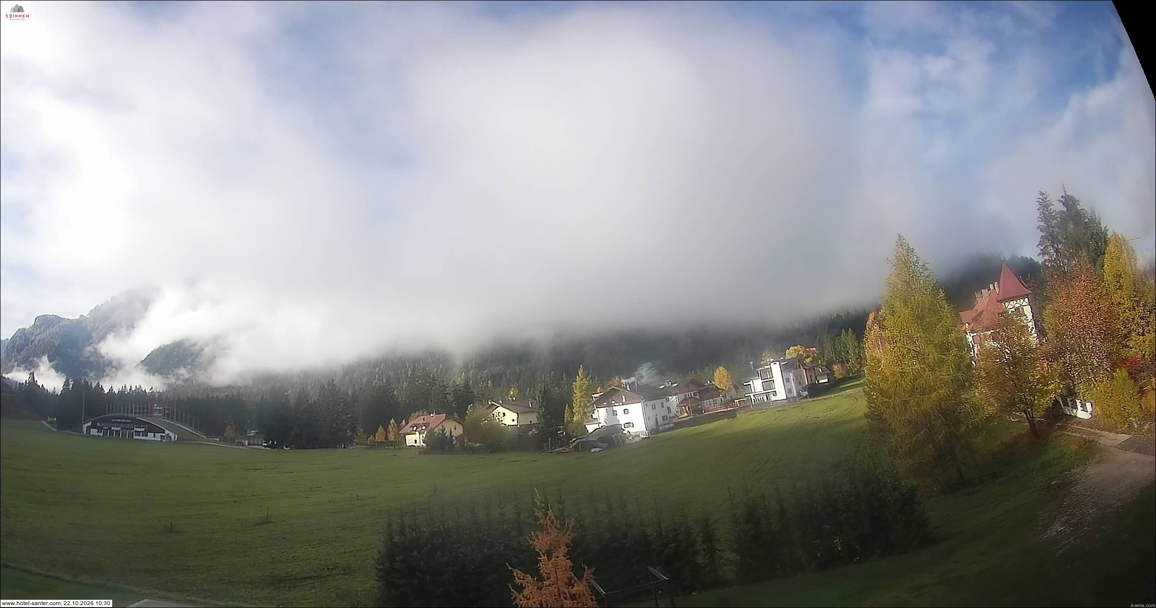 Archiv Foto Webcam Hotel Santer in Toblach