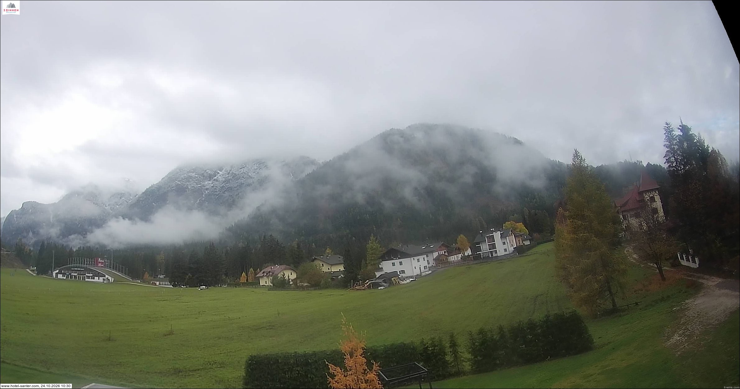 Archived image Webcam Hotel Santer in Toblach