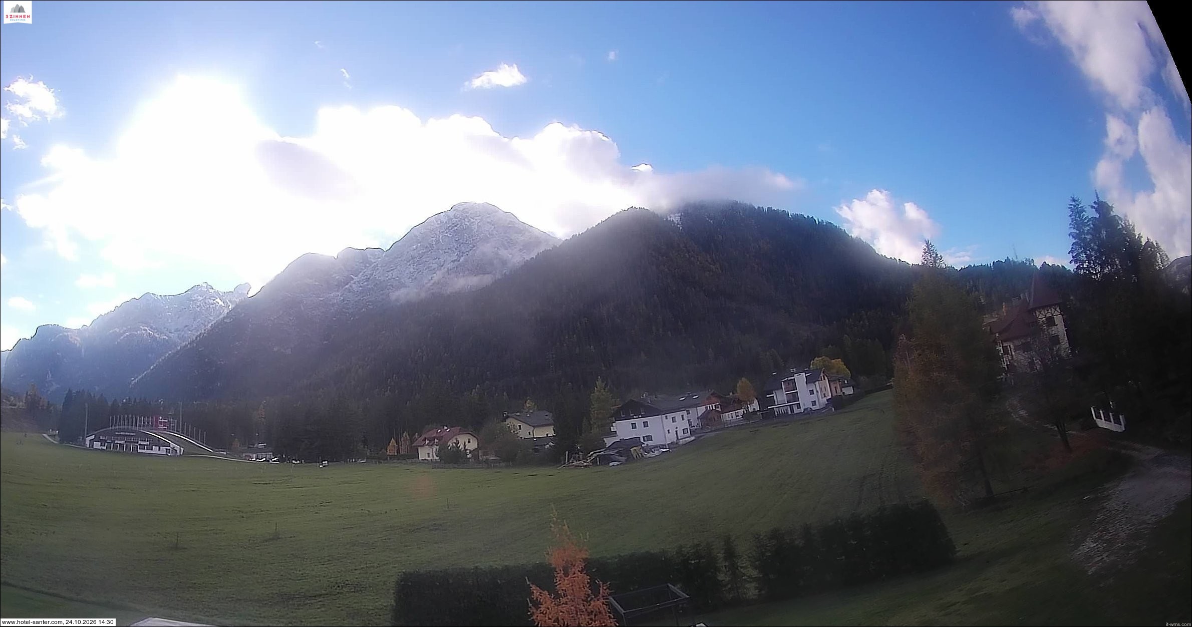 Archiv Foto Webcam Hotel Santer in Toblach