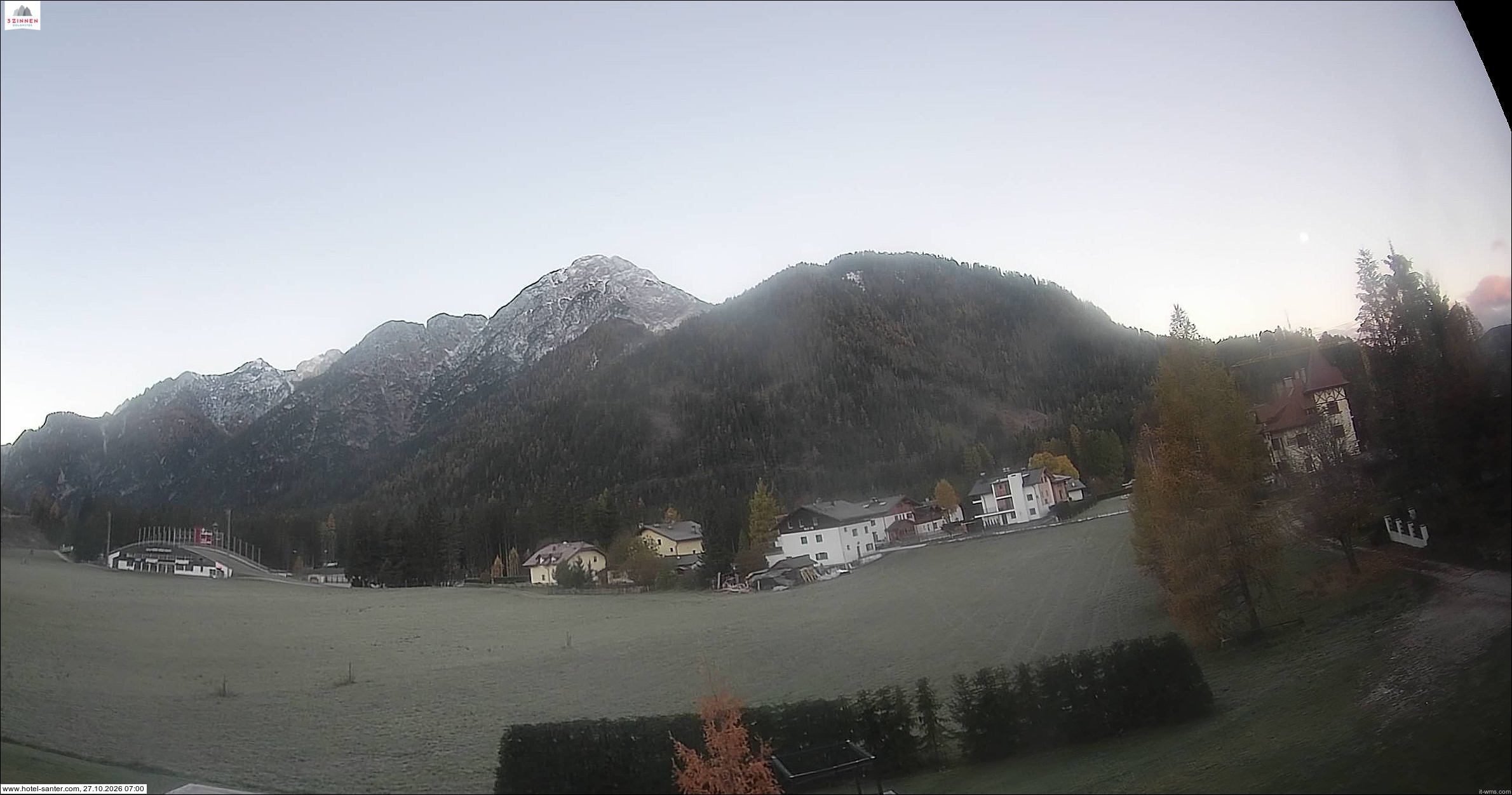 Archived image Webcam Hotel Santer in Toblach