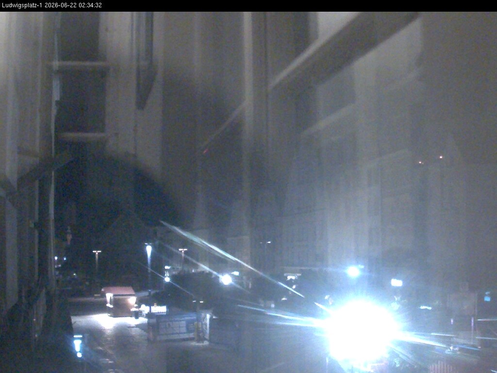 Archiv Foto Webcam Straubing: Blick auf den Stadtturm und Ludwigsplatz