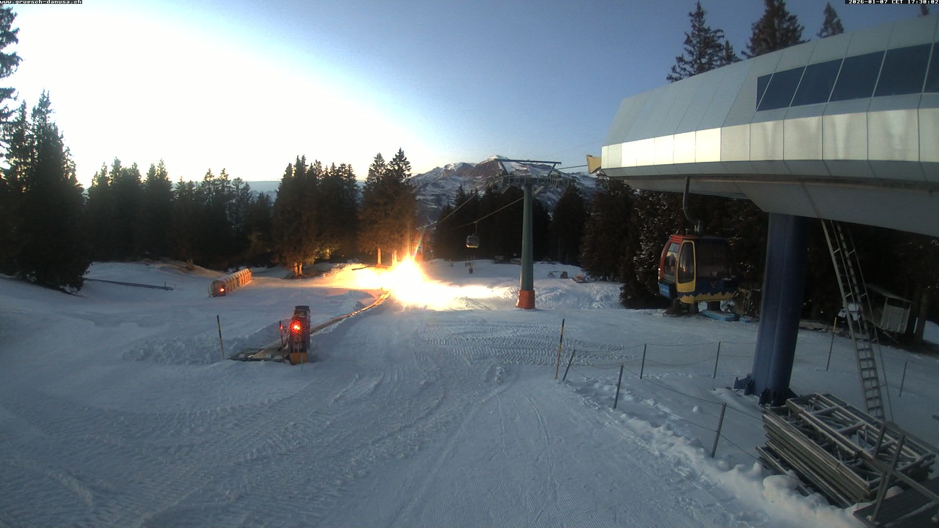 Archiv Foto Webcam Bergstation Grüsch Danusa