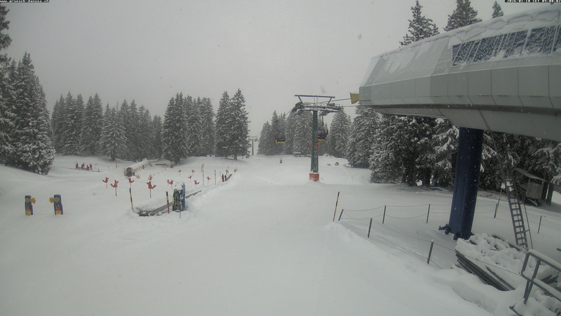 Archived image Webcam Top Station Grüsch Danusa