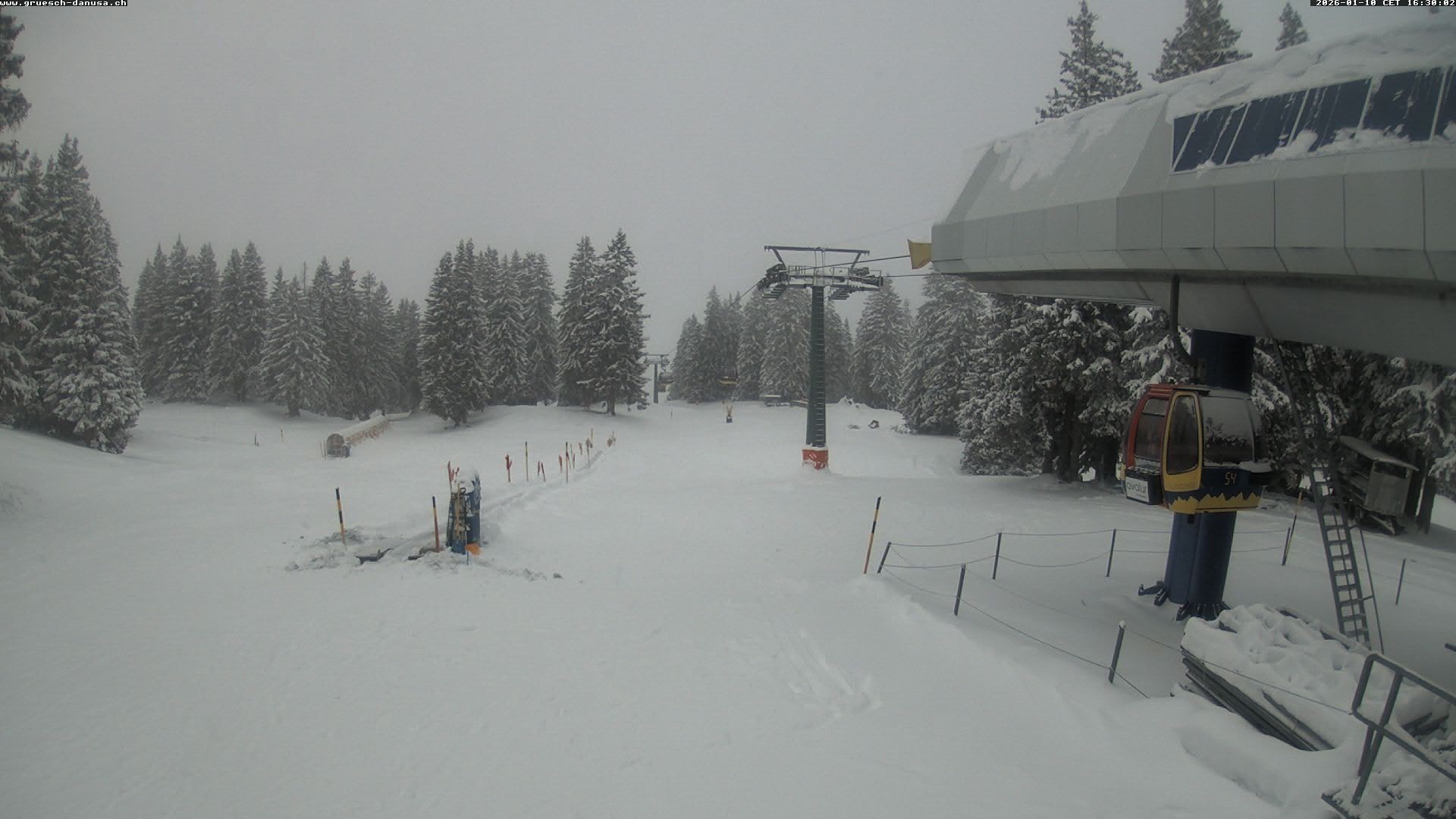 Archived image Webcam Top Station Grüsch Danusa