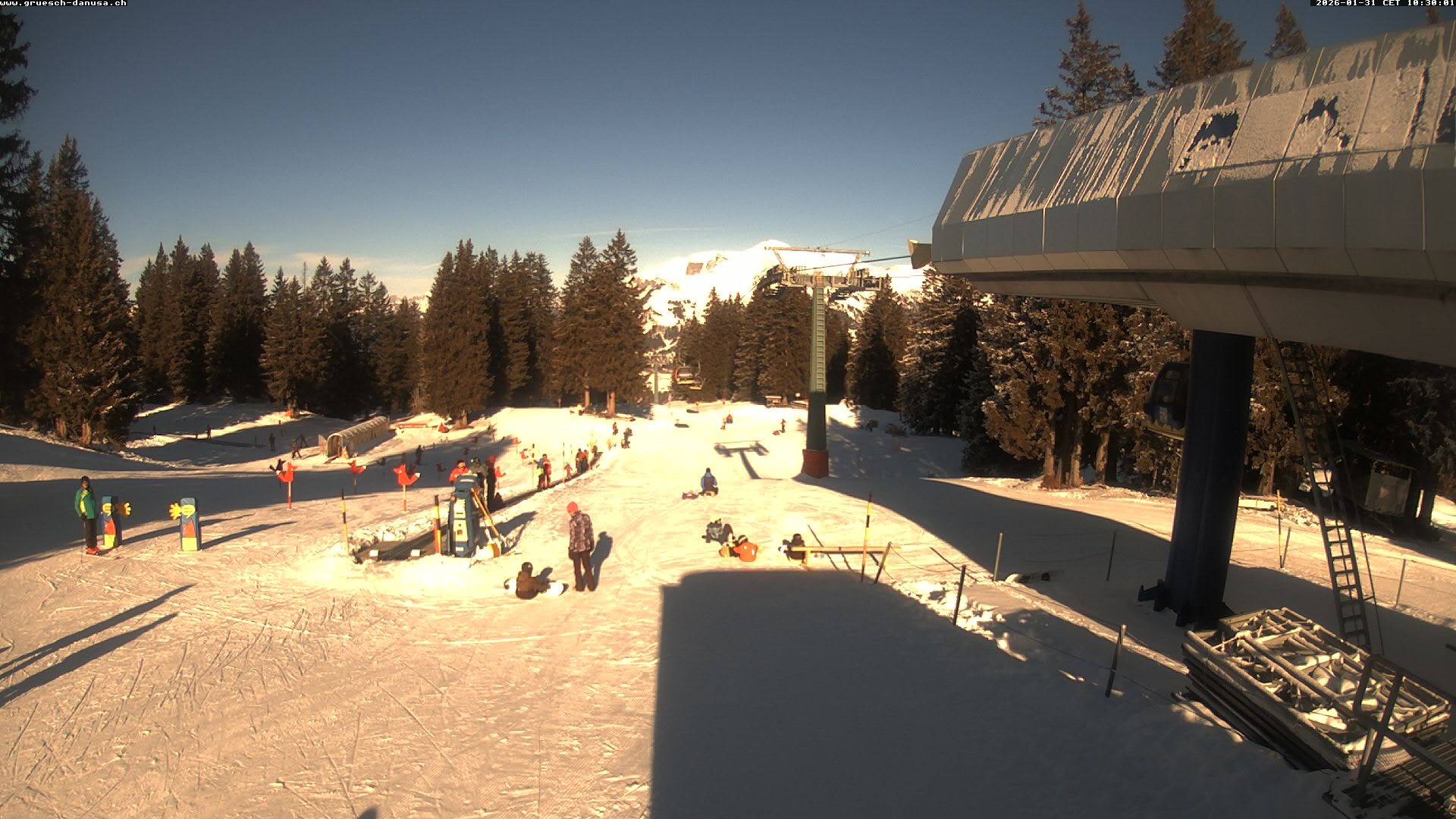 Archived image Webcam Top Station Grüsch Danusa
