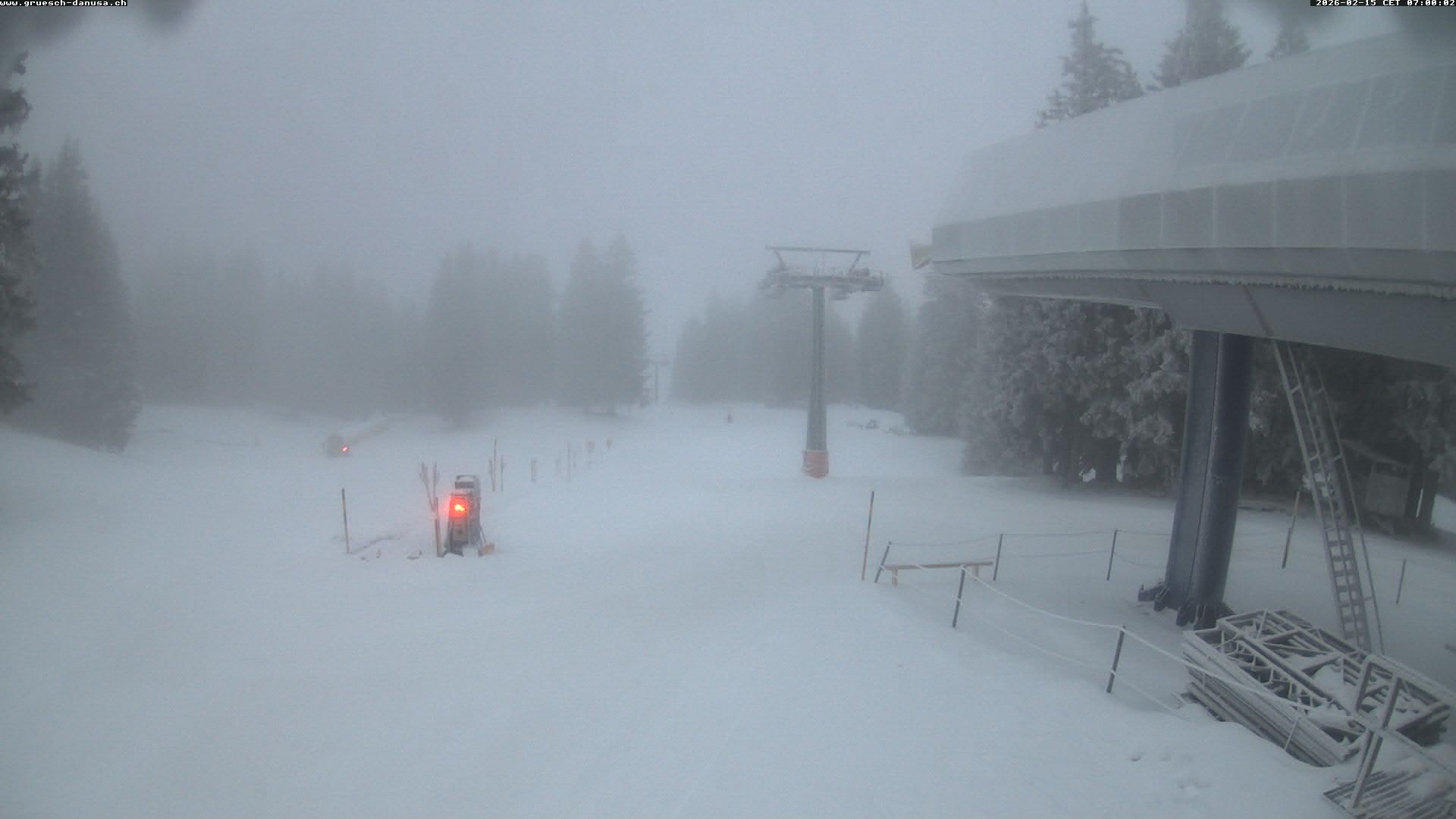 Archiv Foto Webcam Bergstation Grüsch Danusa