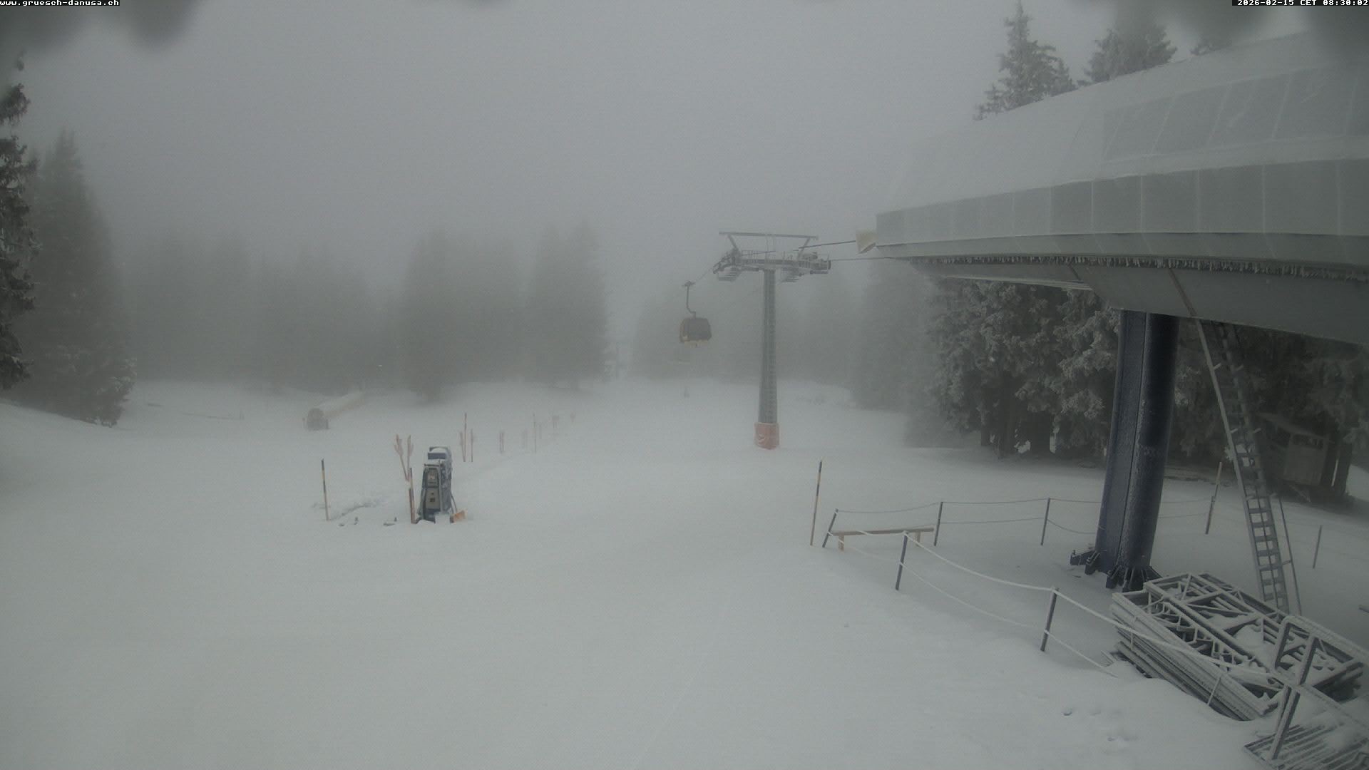 Archiv Foto Webcam Bergstation Grüsch Danusa