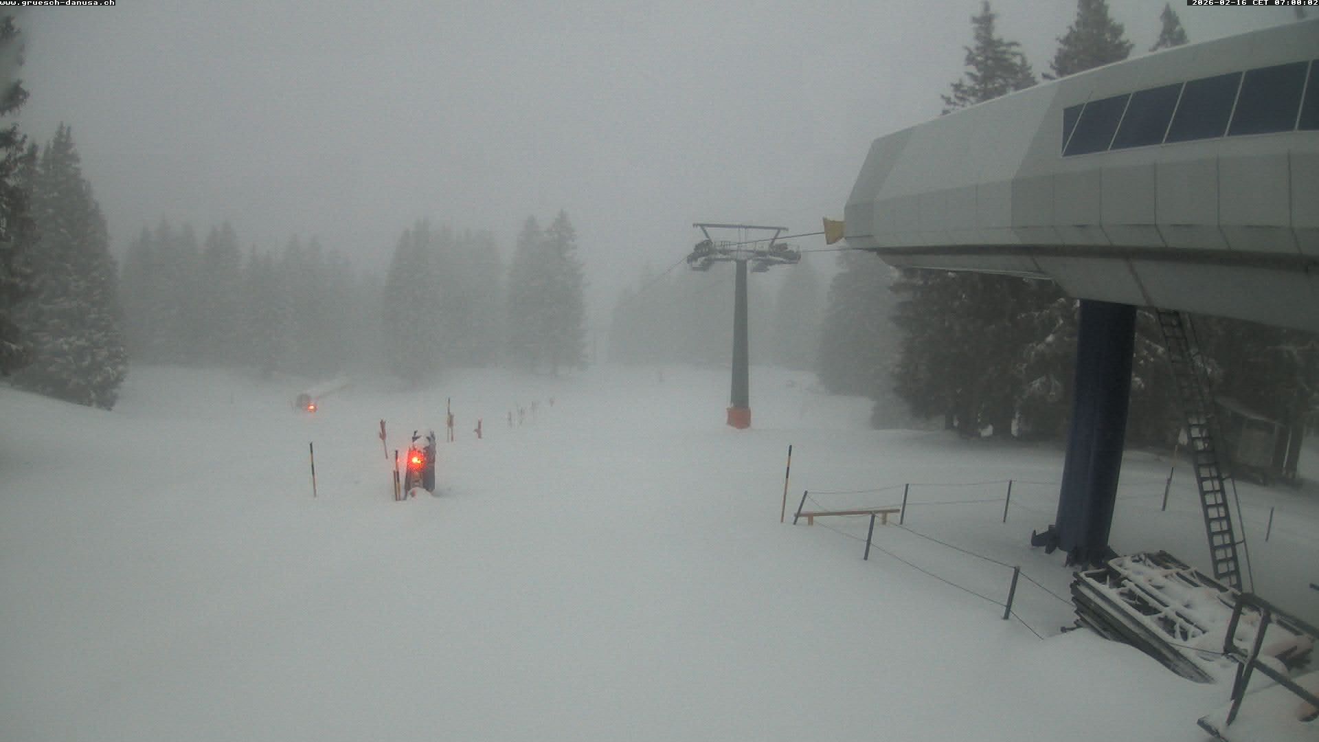 Archiv Foto Webcam Bergstation Grüsch Danusa