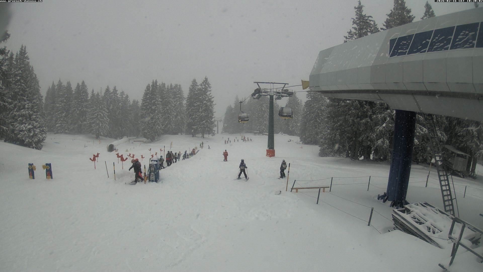 Archiv Foto Webcam Bergstation Grüsch Danusa