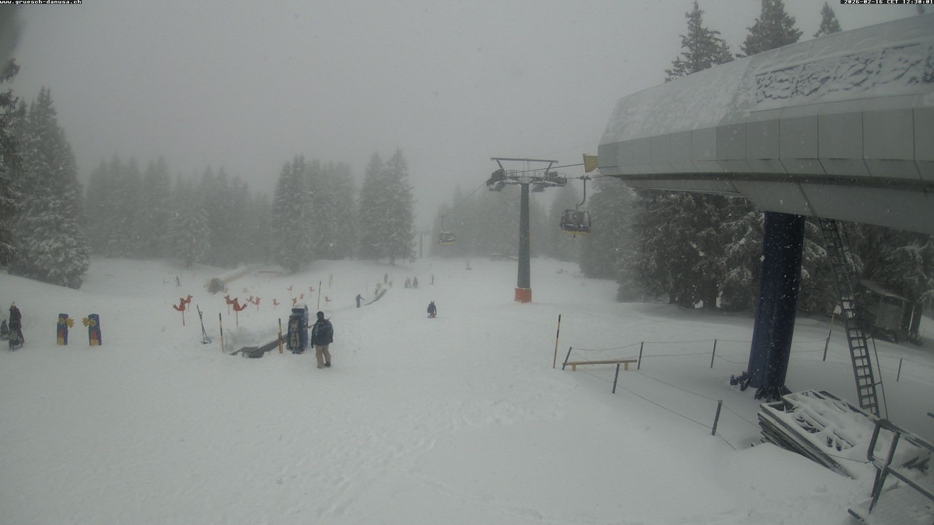 Archiv Foto Webcam Bergstation Grüsch Danusa