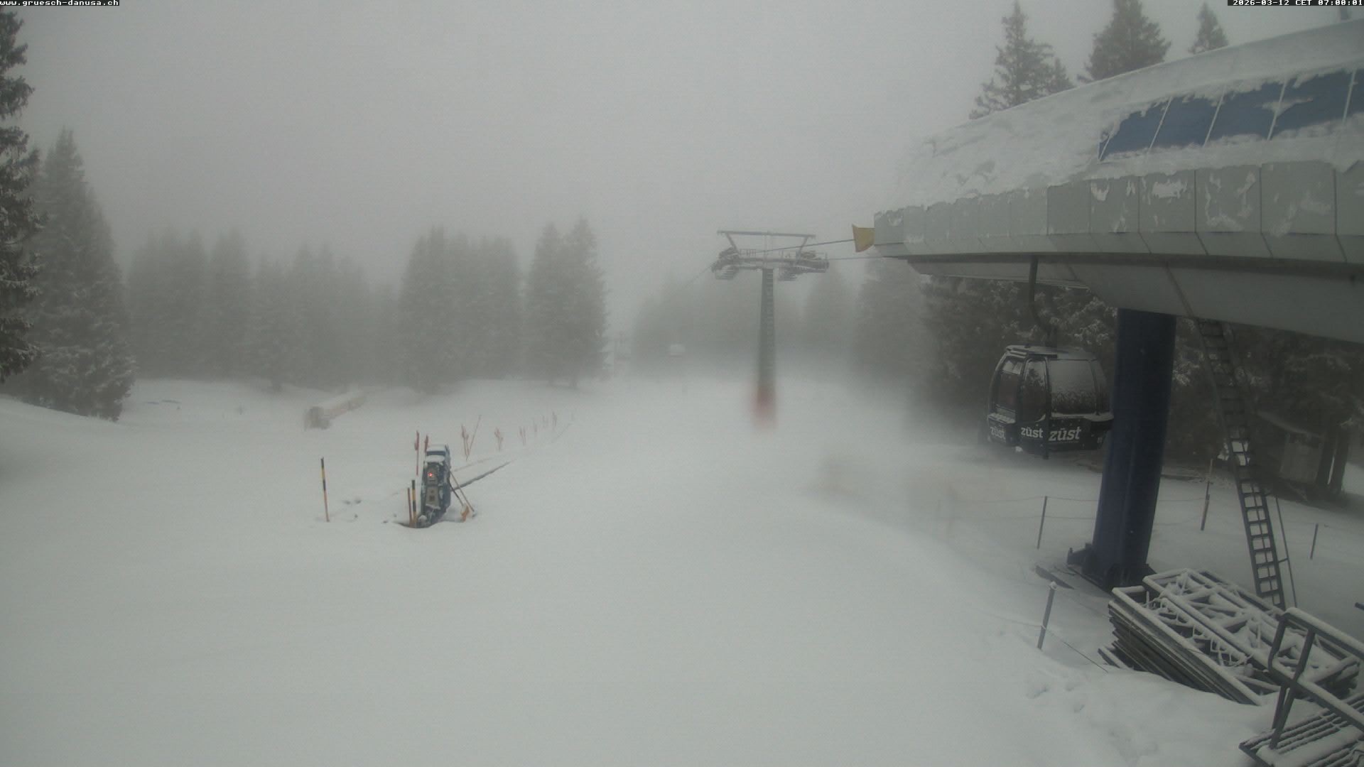 Archived image Webcam Top Station Grüsch Danusa