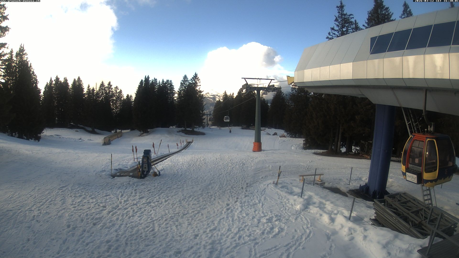 Archived image Webcam Top Station Grüsch Danusa