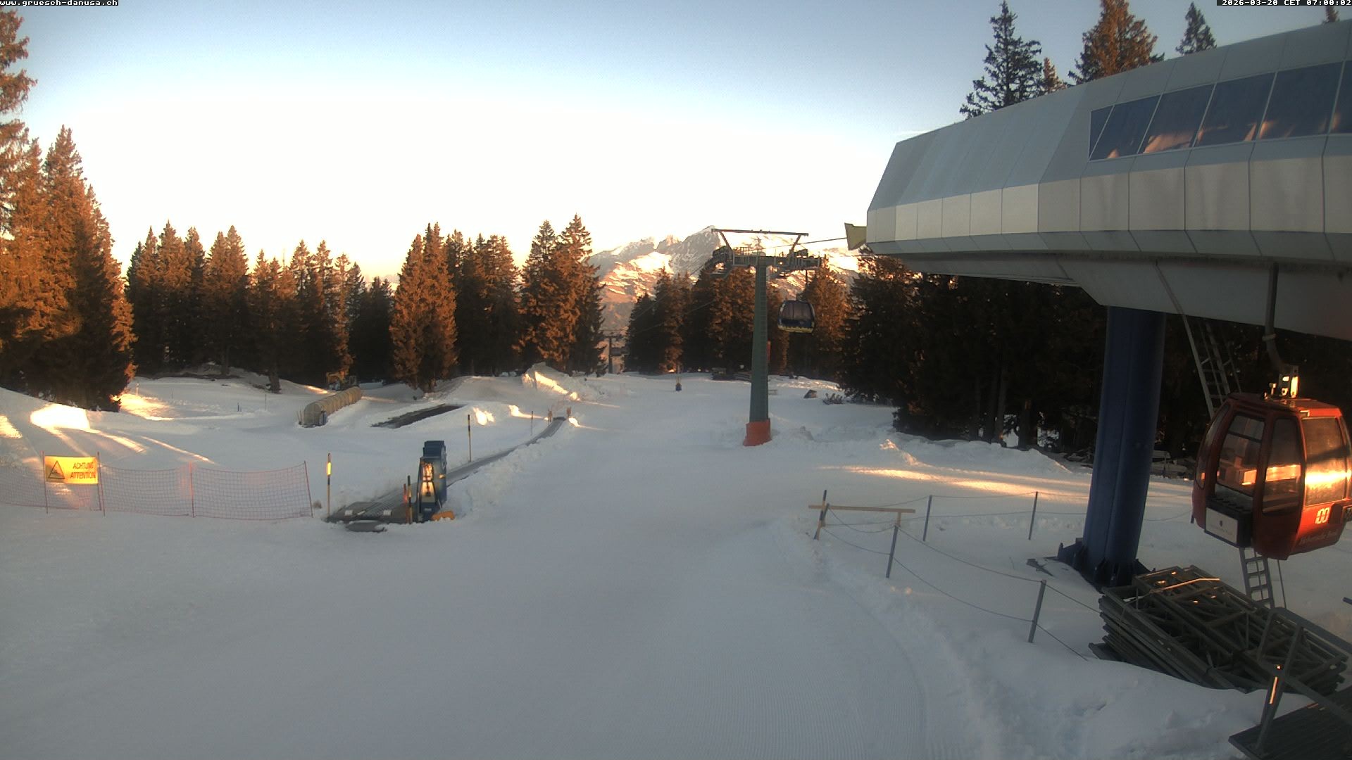 Archived image Webcam Top Station Grüsch Danusa