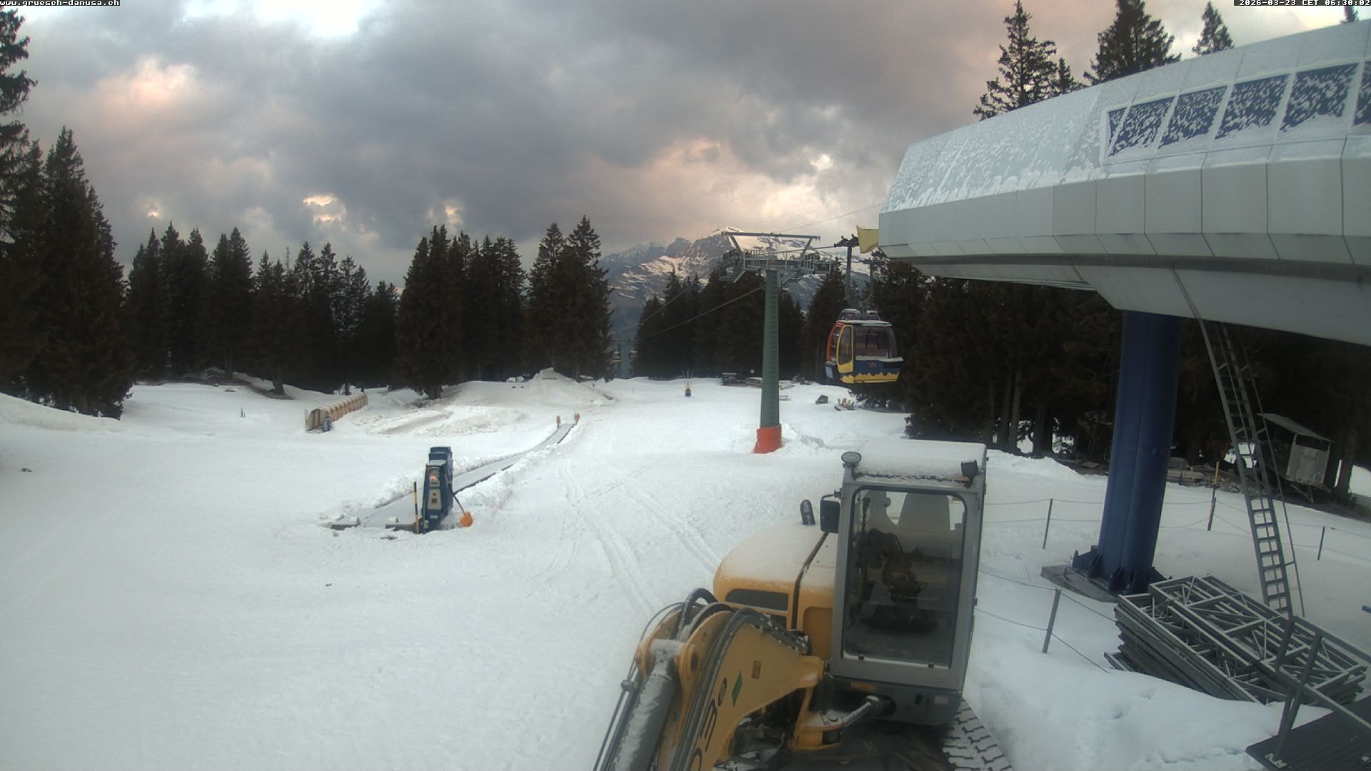 Archived image Webcam Top Station Grüsch Danusa