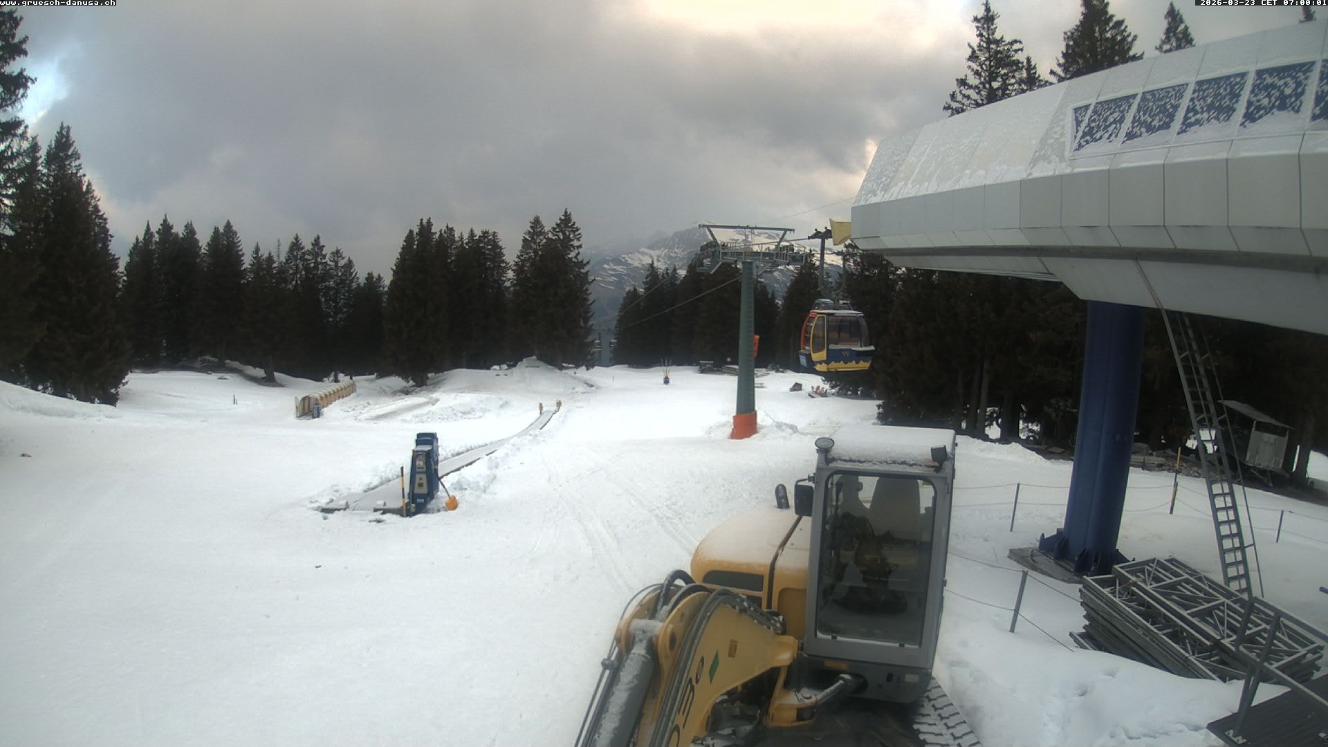 Archived image Webcam Top Station Grüsch Danusa