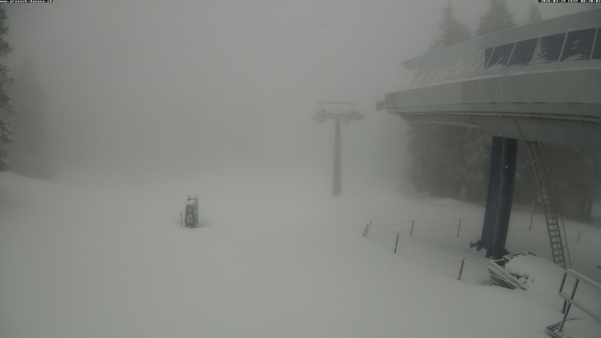 Archiv Foto Webcam Bergstation Grüsch Danusa