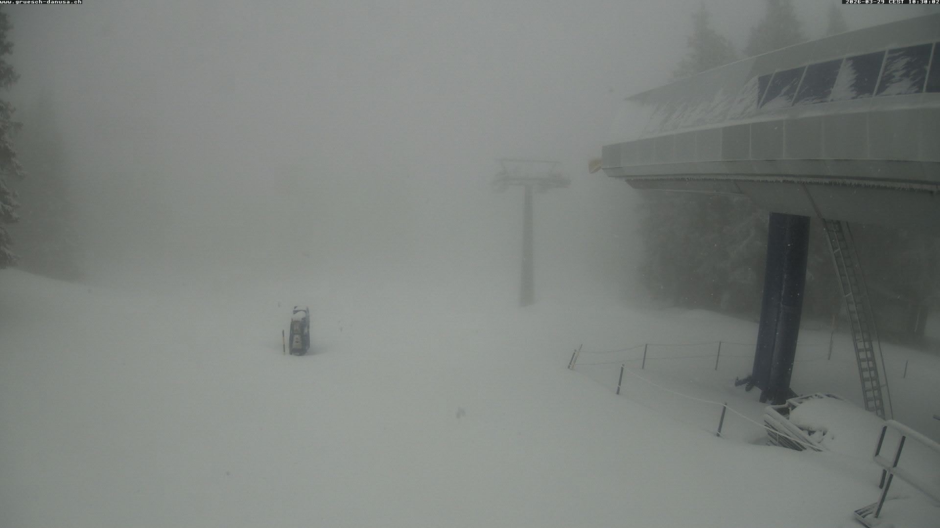 Archiv Foto Webcam Bergstation Grüsch Danusa