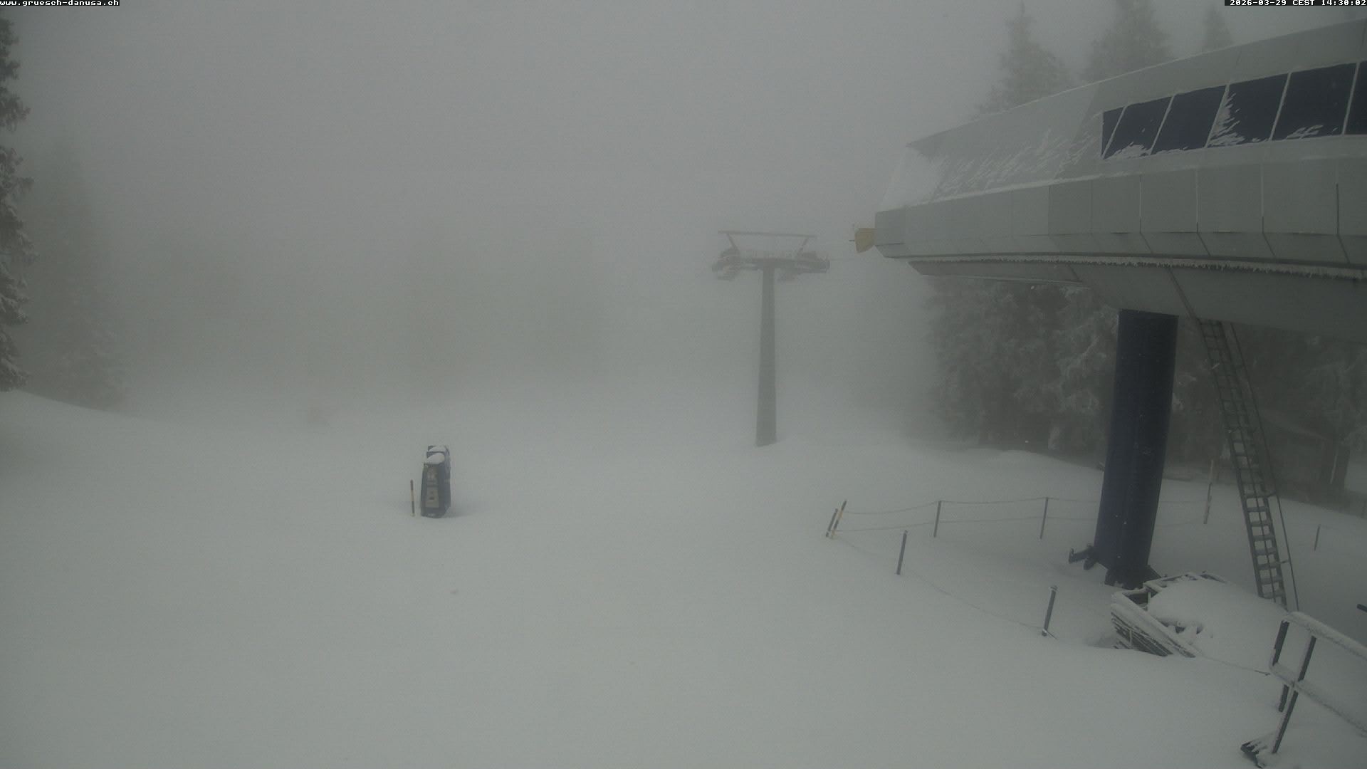 Archiv Foto Webcam Bergstation Grüsch Danusa