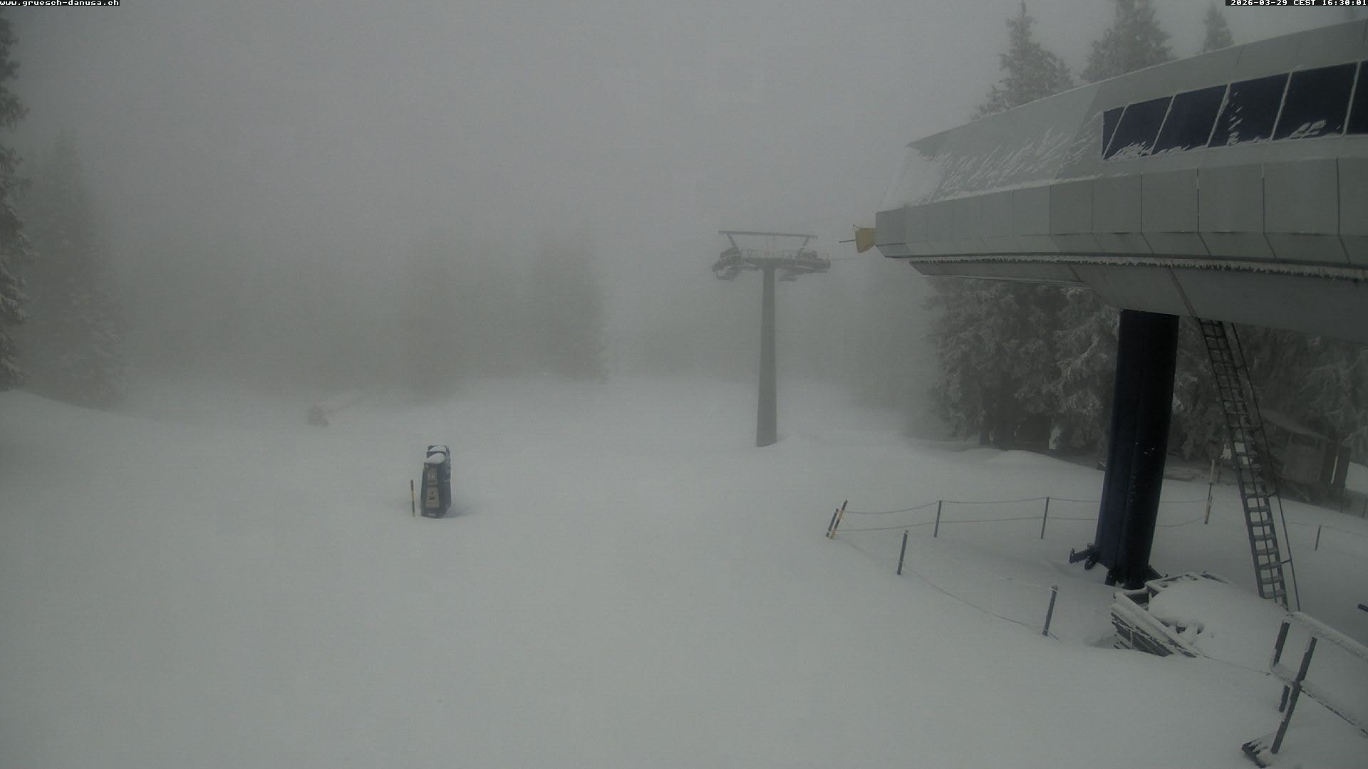 Archiv Foto Webcam Bergstation Grüsch Danusa