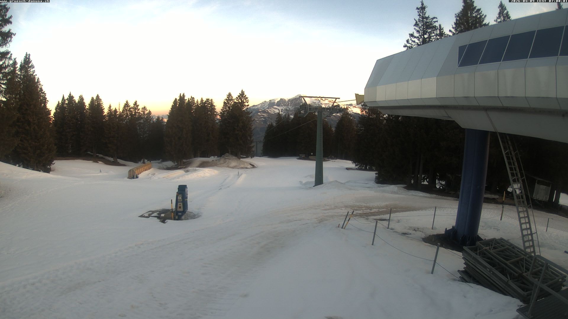 Archived image Webcam Top Station Grüsch Danusa