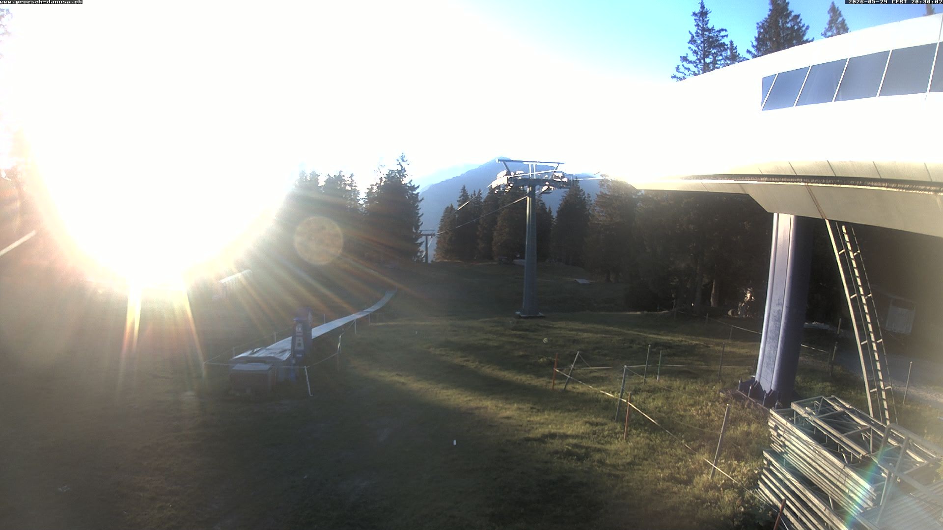 Archived image Webcam Top Station Grüsch Danusa