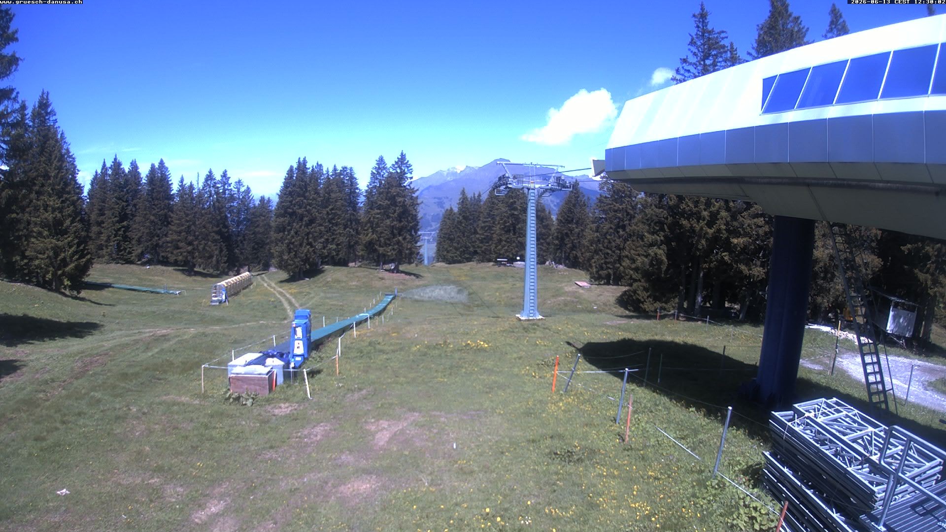 Archived image Webcam Top Station Grüsch Danusa