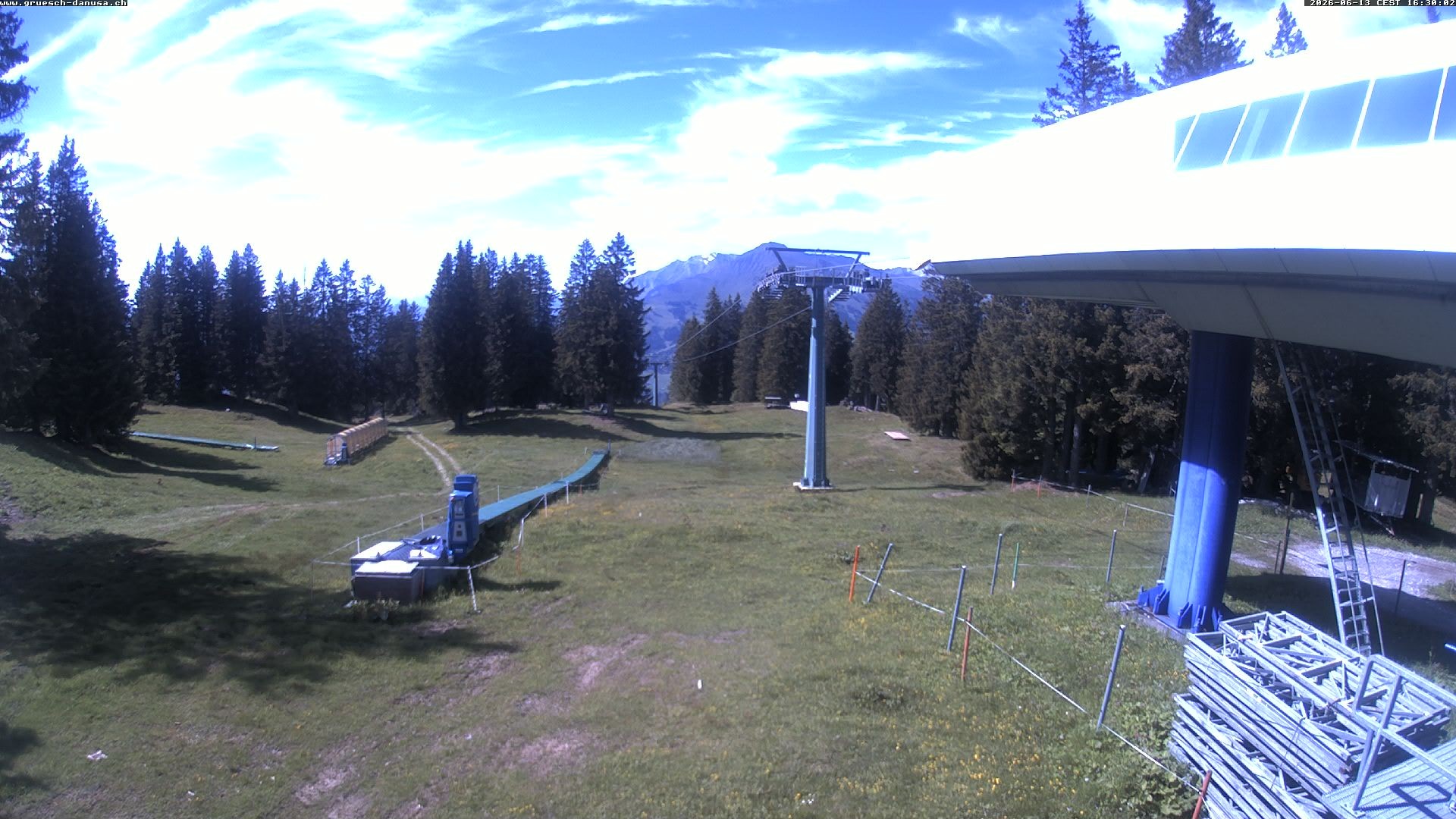 Archived image Webcam Top Station Grüsch Danusa
