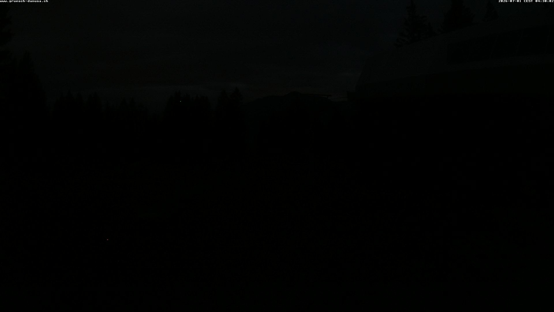 Archiv Foto Webcam Bergstation Grüsch Danusa