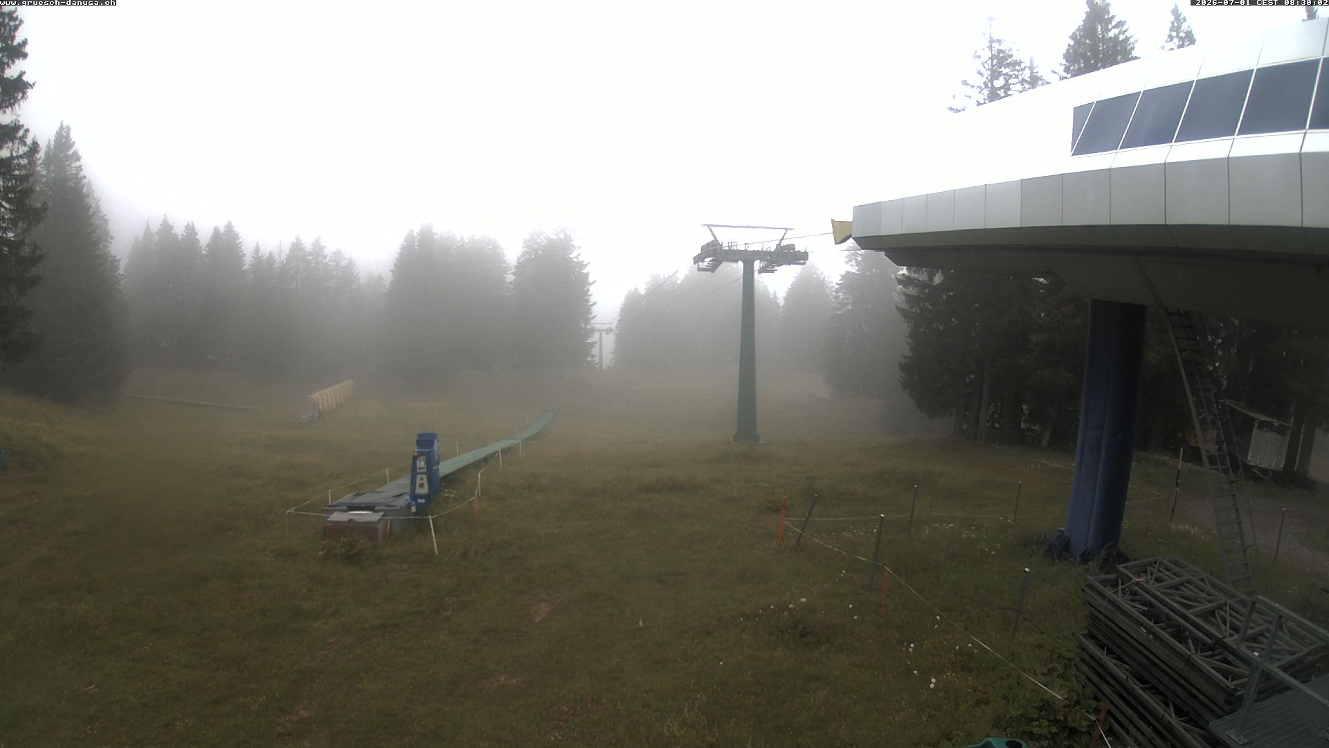 Archiv Foto Webcam Bergstation Grüsch Danusa