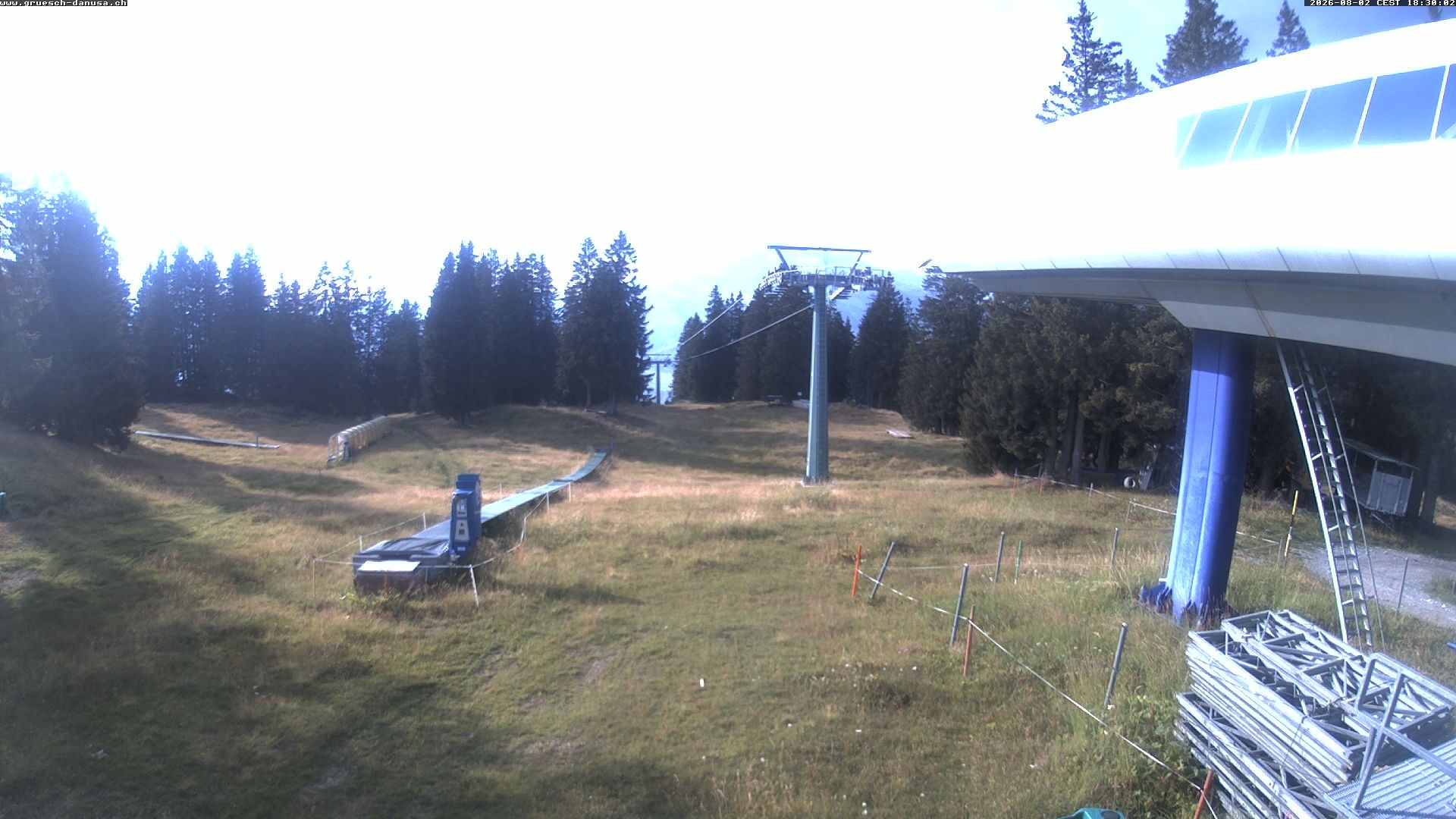 Archived image Webcam Top Station Grüsch Danusa