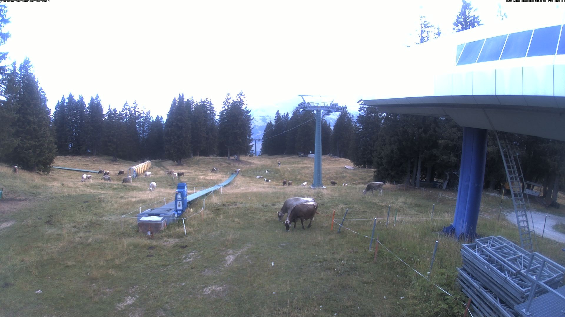 Archiv Foto Webcam Bergstation Grüsch Danusa