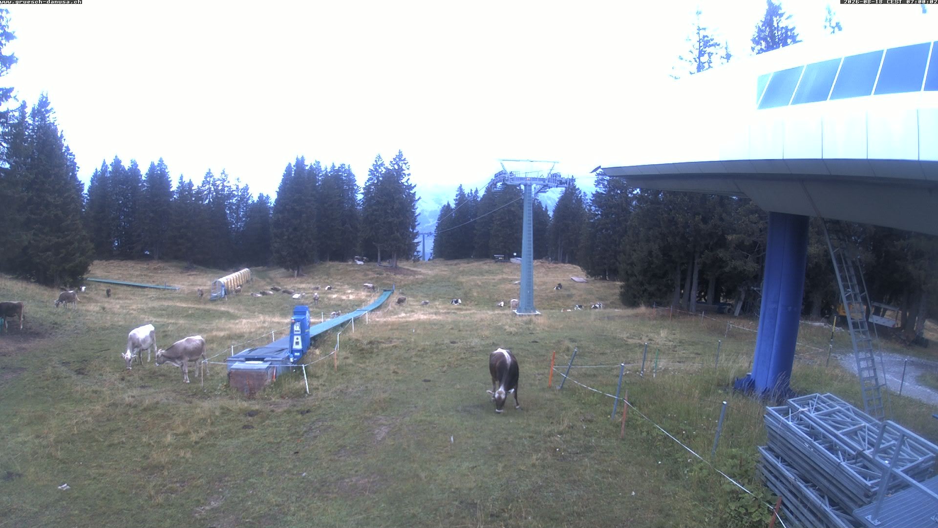 Archiv Foto Webcam Bergstation Grüsch Danusa