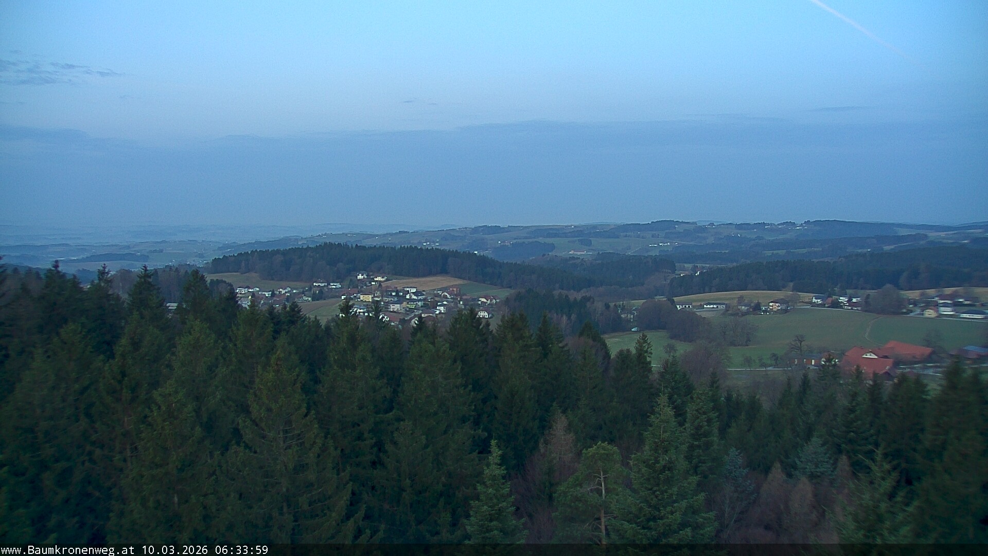 Archiv Foto Webcam Erlebnisturm Baumkronenweg Kopfing