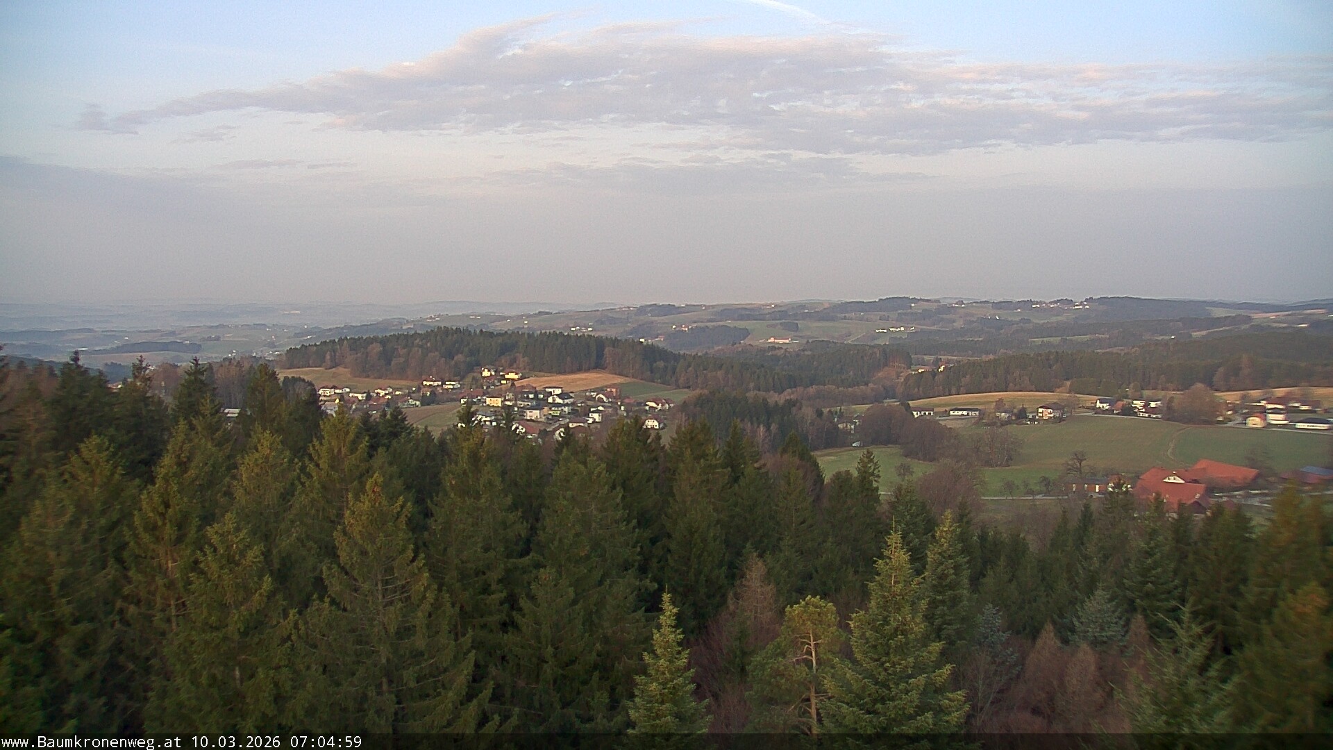 Archiv Foto Webcam Erlebnisturm Baumkronenweg Kopfing