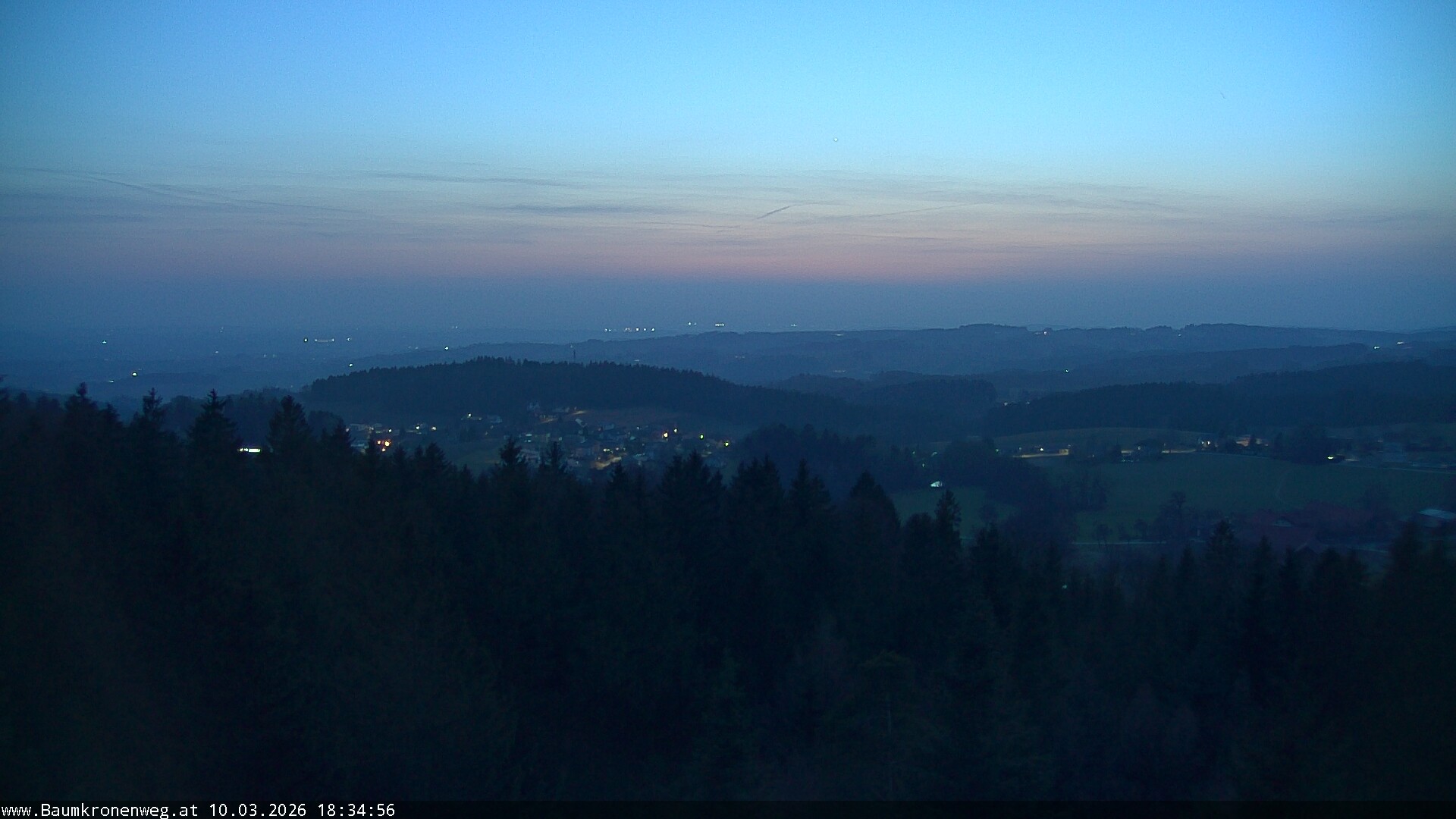Archiv Foto Webcam Erlebnisturm Baumkronenweg Kopfing