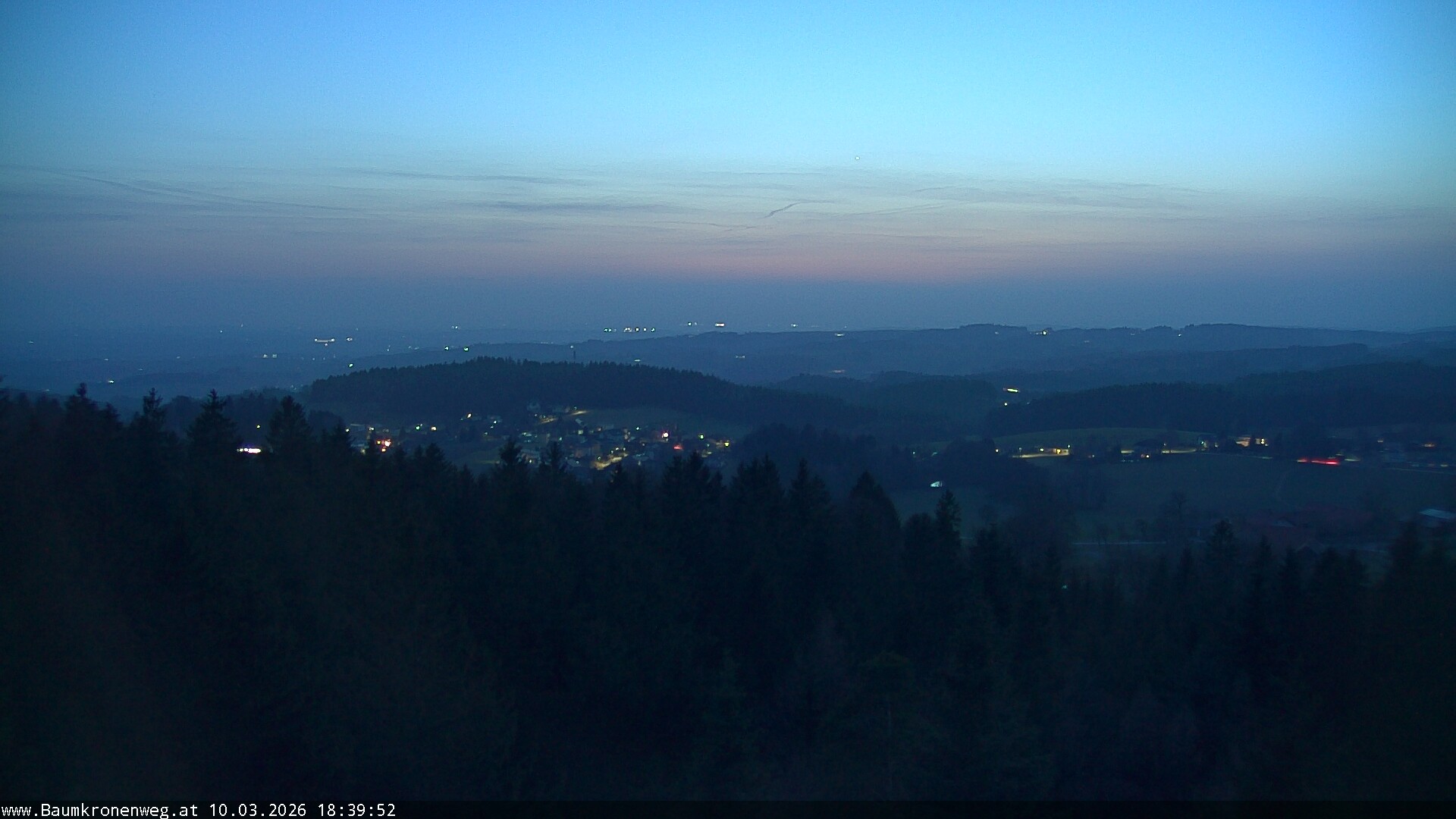 Archiv Foto Webcam Erlebnisturm Baumkronenweg Kopfing