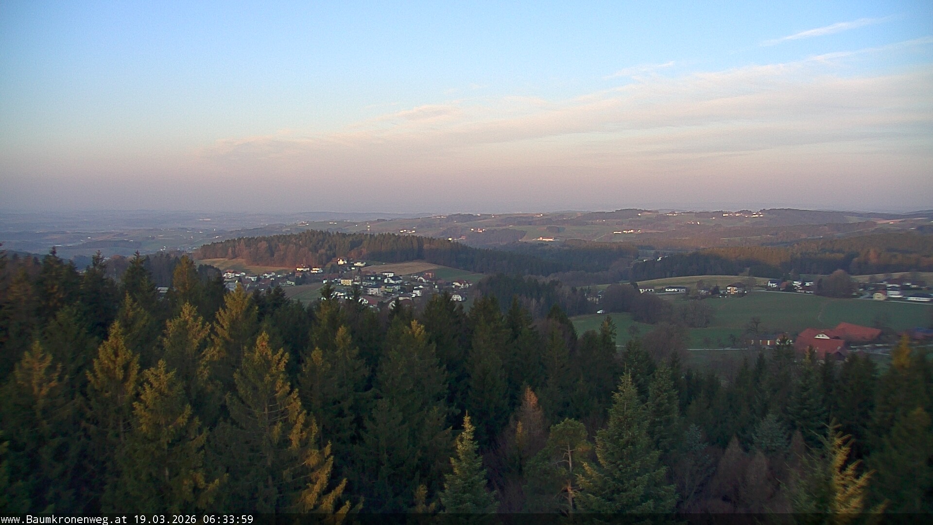 Archiv Foto Webcam Erlebnisturm Baumkronenweg Kopfing