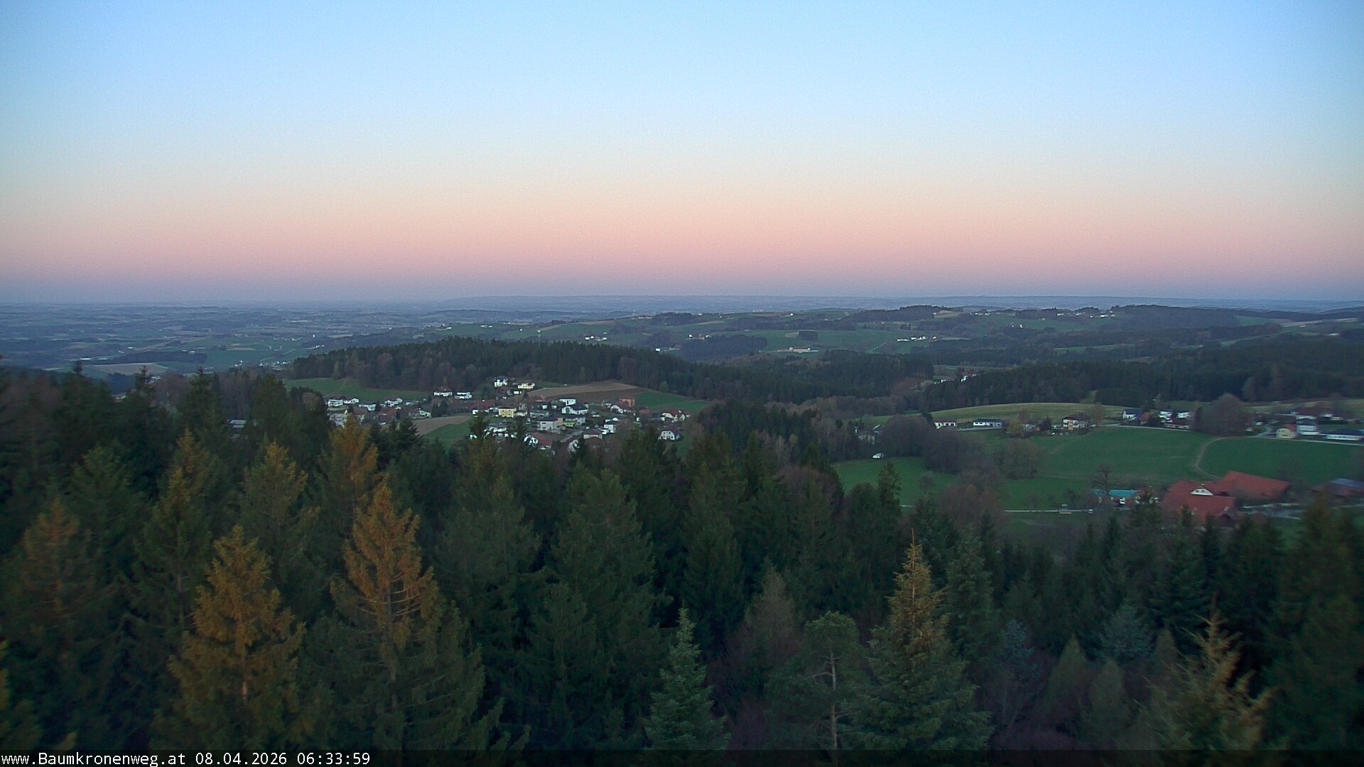 Archiv Foto Webcam Erlebnisturm Baumkronenweg Kopfing